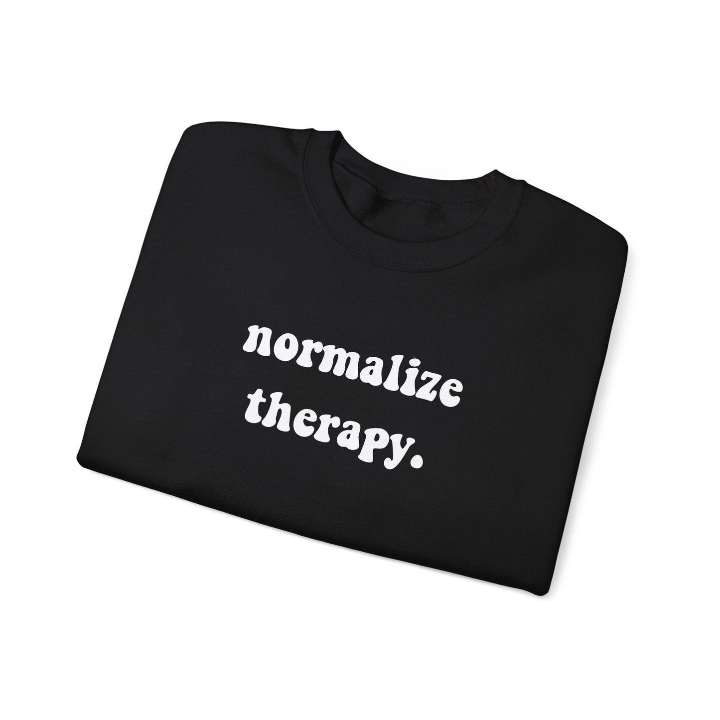 Normalize Therapy Crewneck Printify