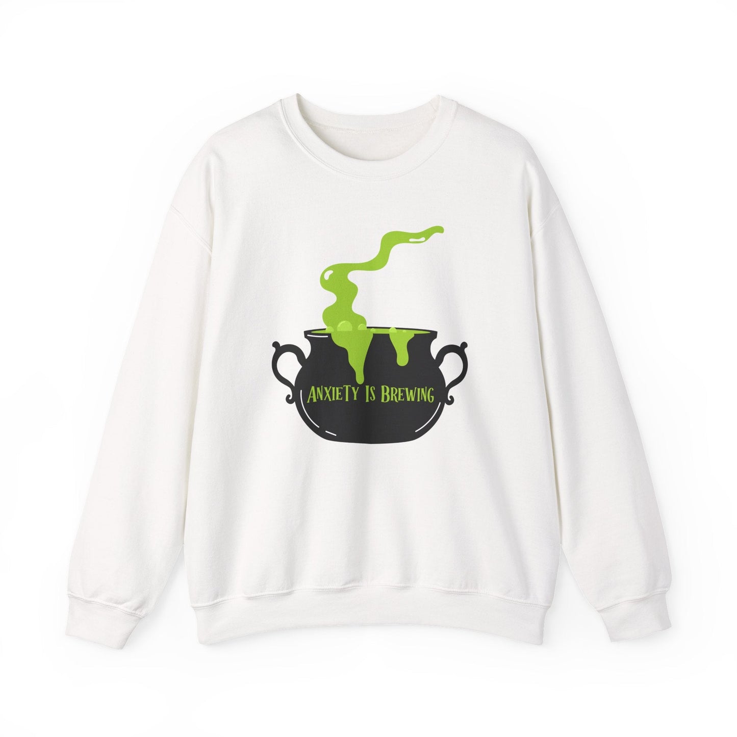 Anxiety is Brewing Crewneck Printify