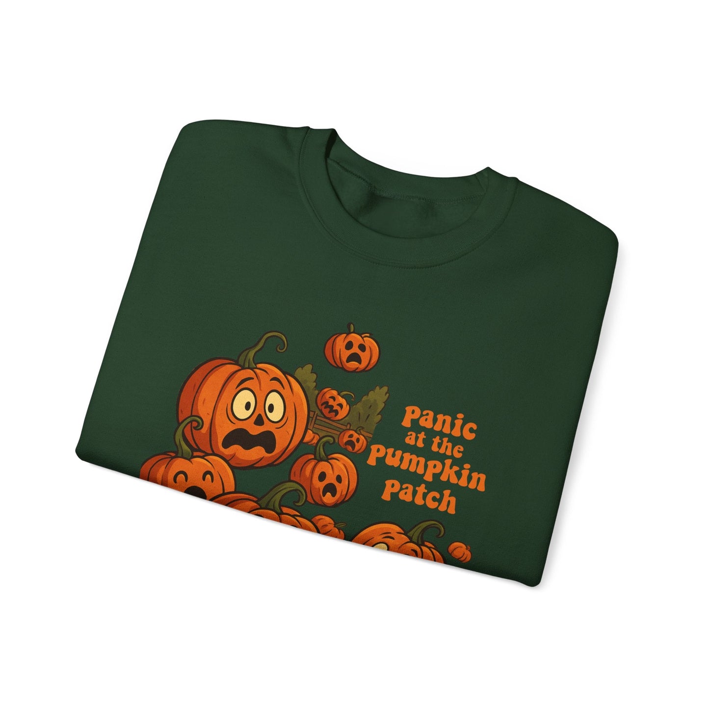 Panic at the Pumpkin Patch Crewneck Printify