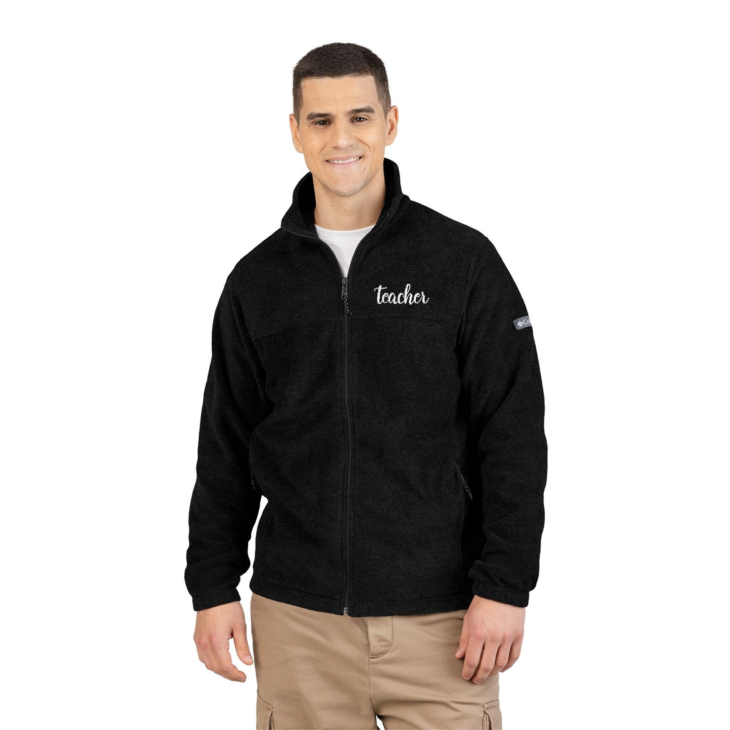 Teacher Unisex Columbia Fleece Jacket (Embroidered) Printify
