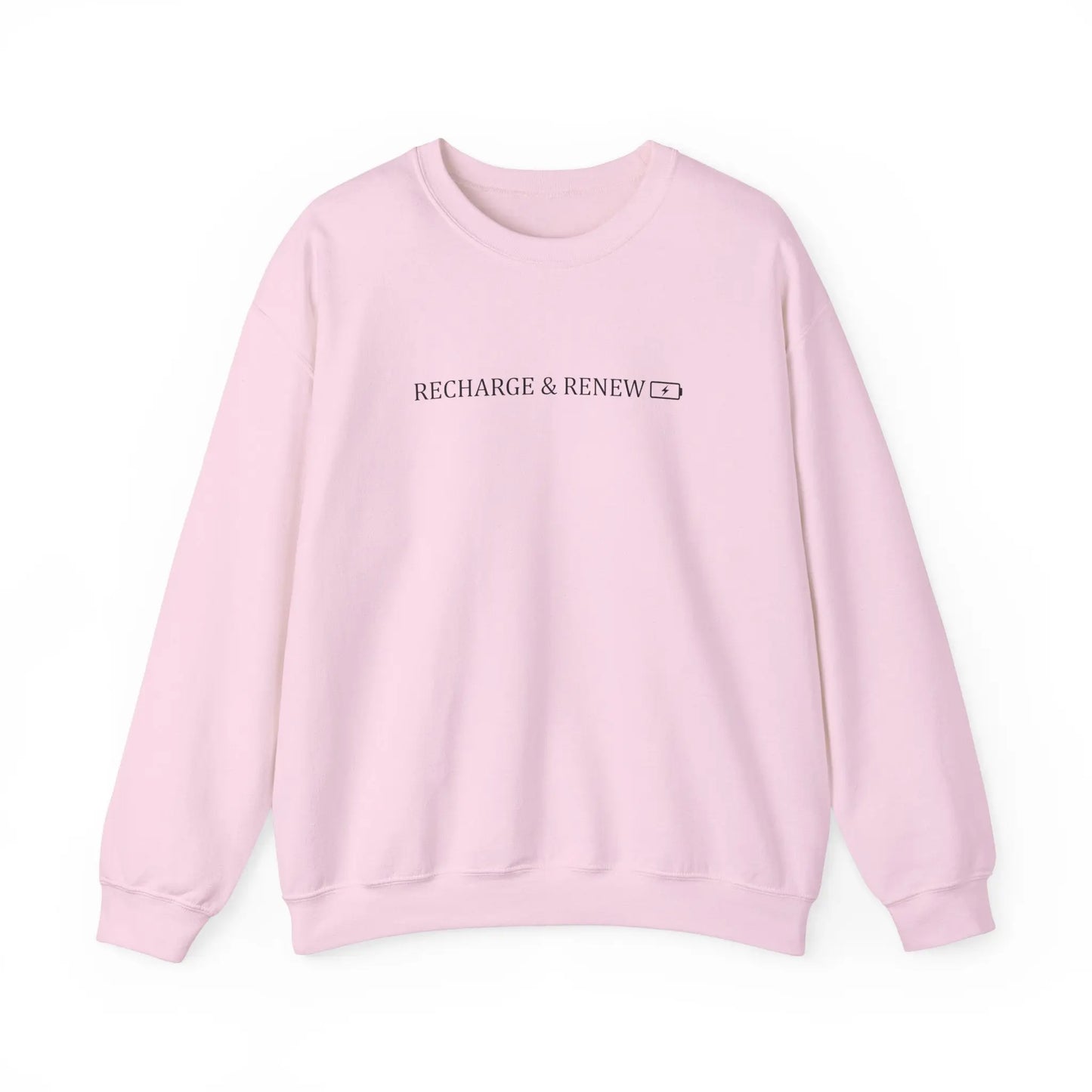 Recharge and Renew Crewneck - MindLyssMoments LLC