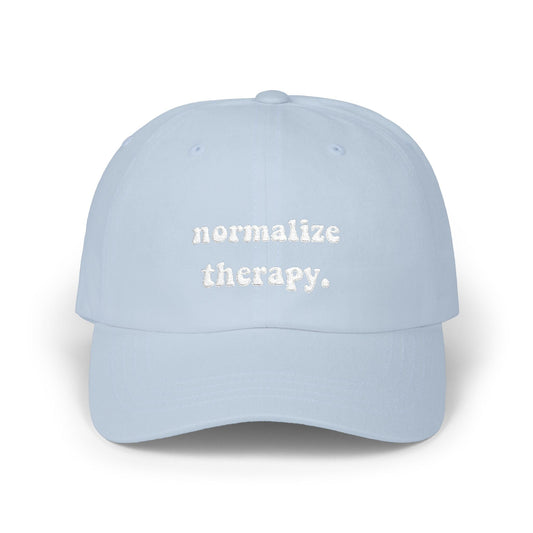 Normalize Therapy Embroidered Hat Printify
