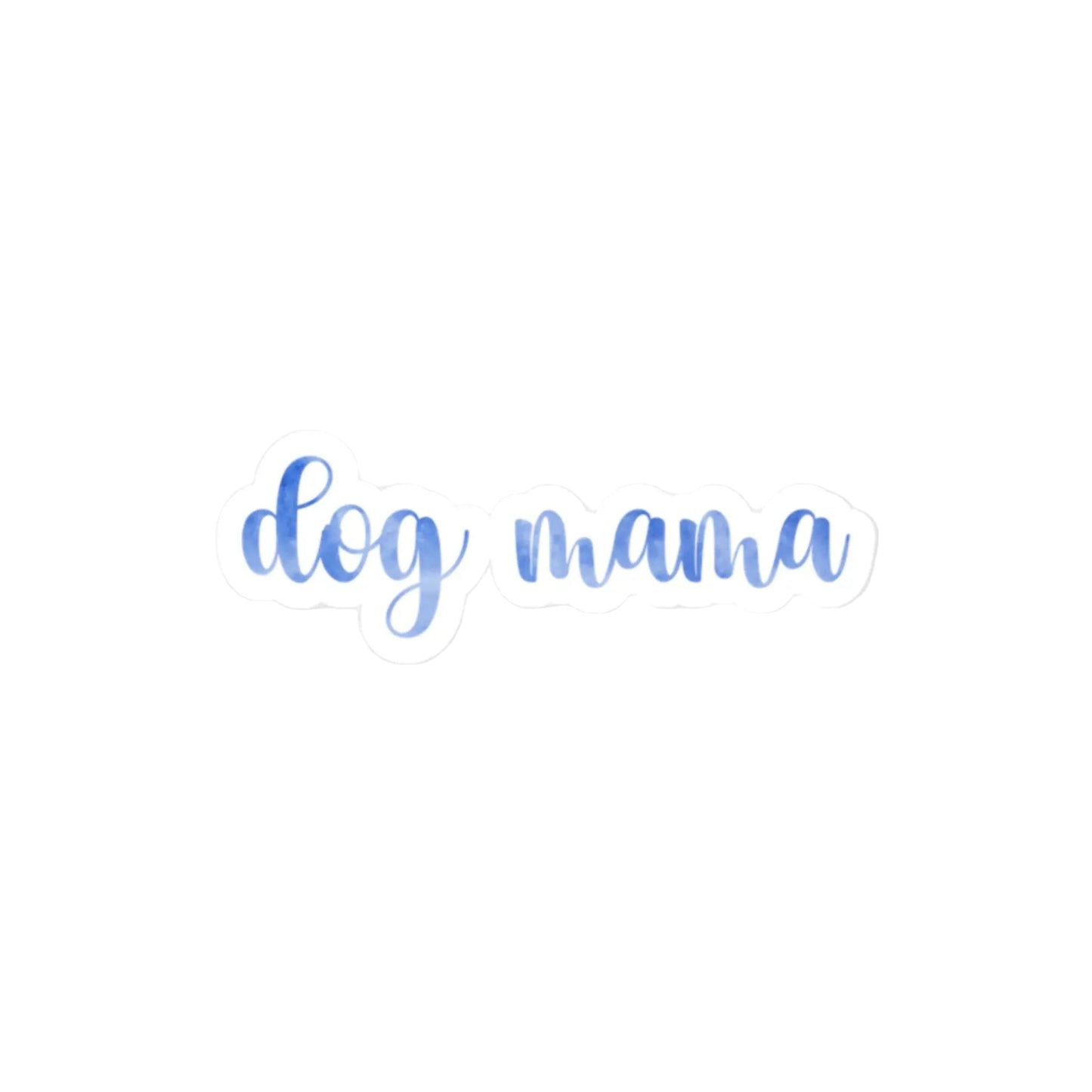 Dog Mama Vinyl Decal Printify