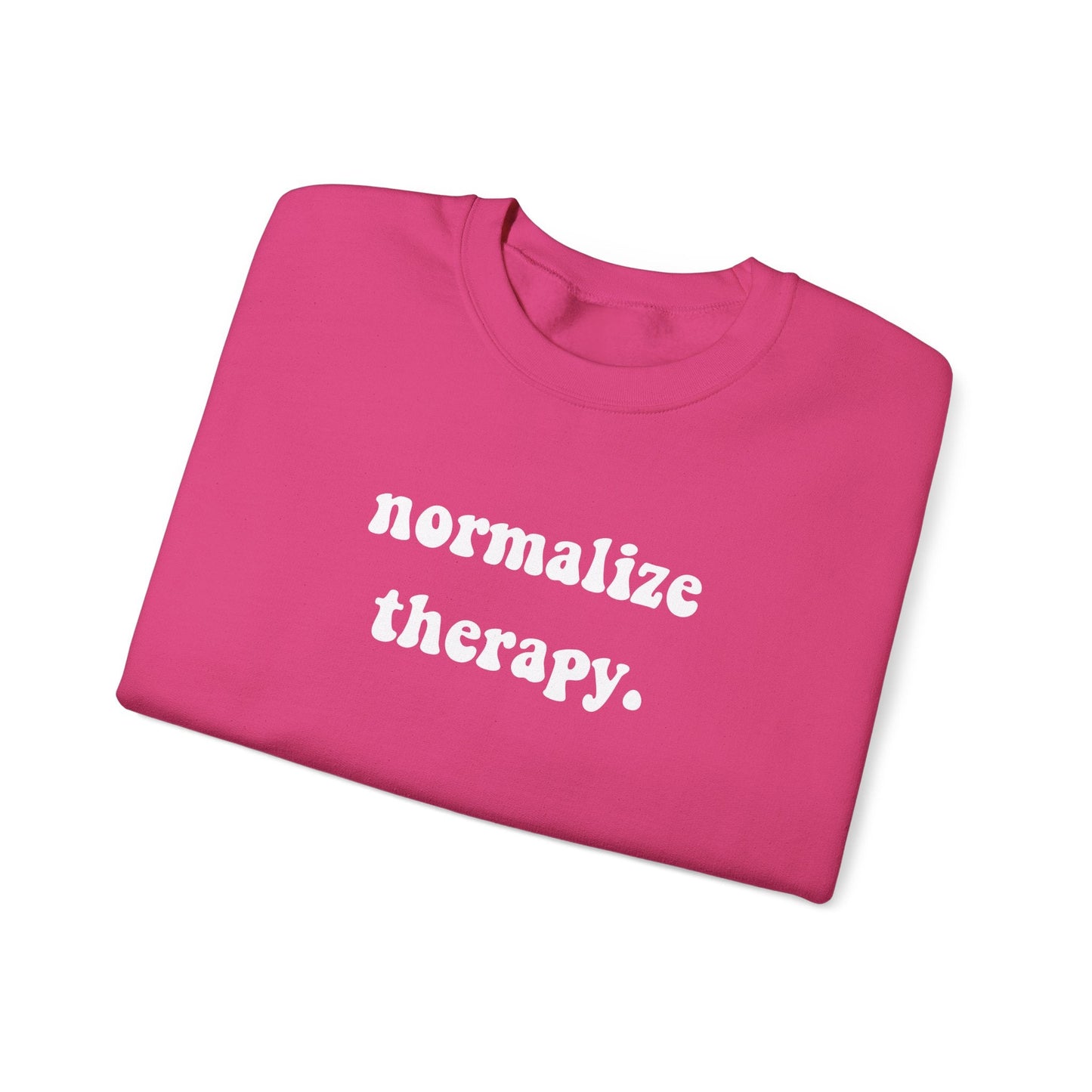 Normalize Therapy Crewneck Printify