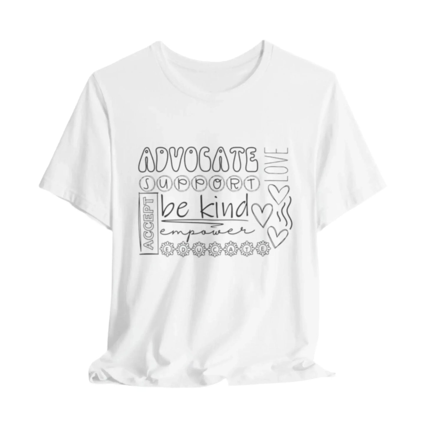 Advocate, Empower, Support Unisex Bella+Canvas Tee Printify