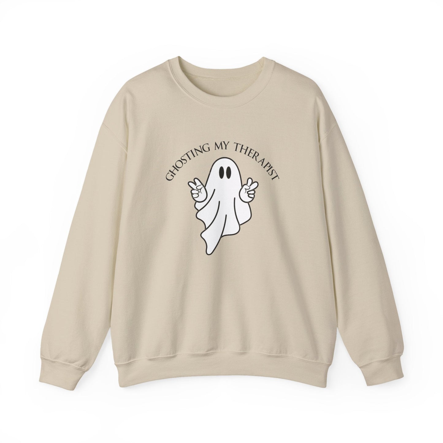 Ghosting My Therapist Crewneck Printify