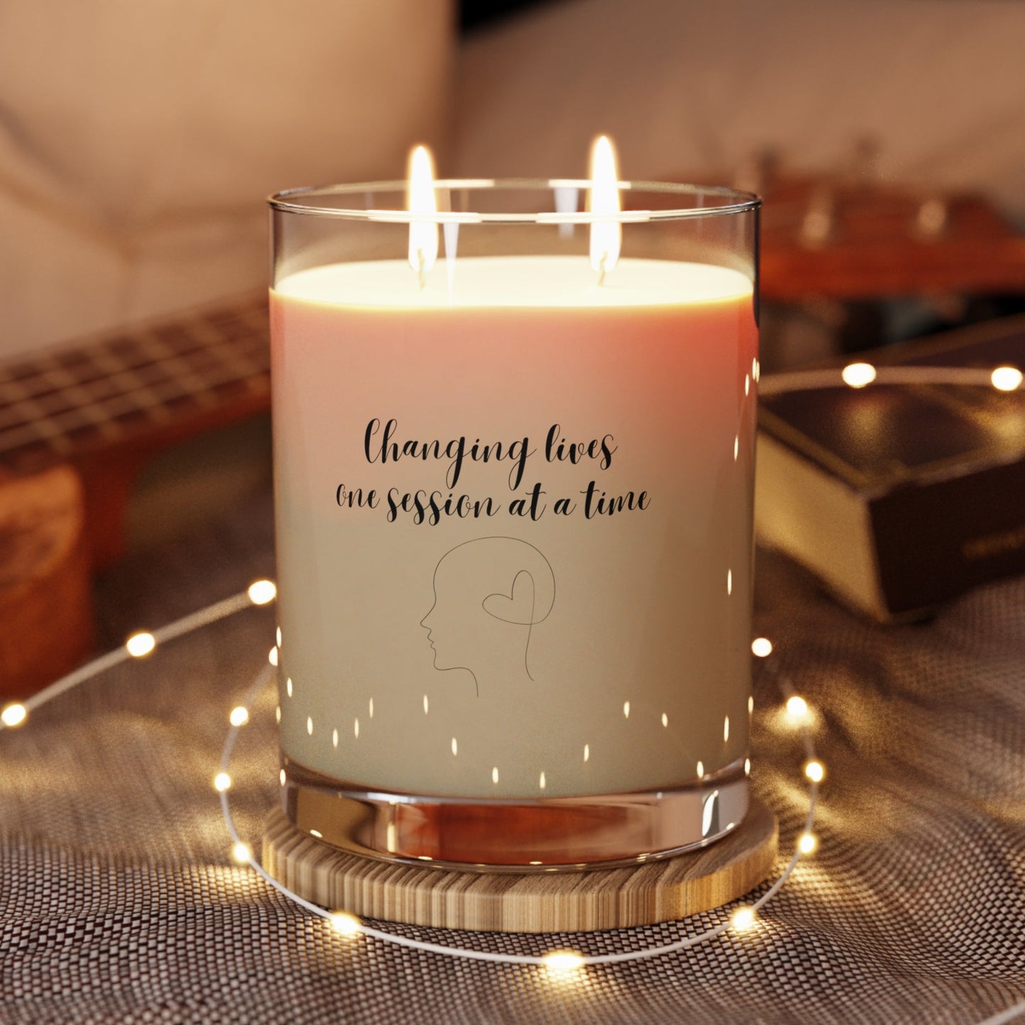 Changing Lives One Session At A Time Candle Printify