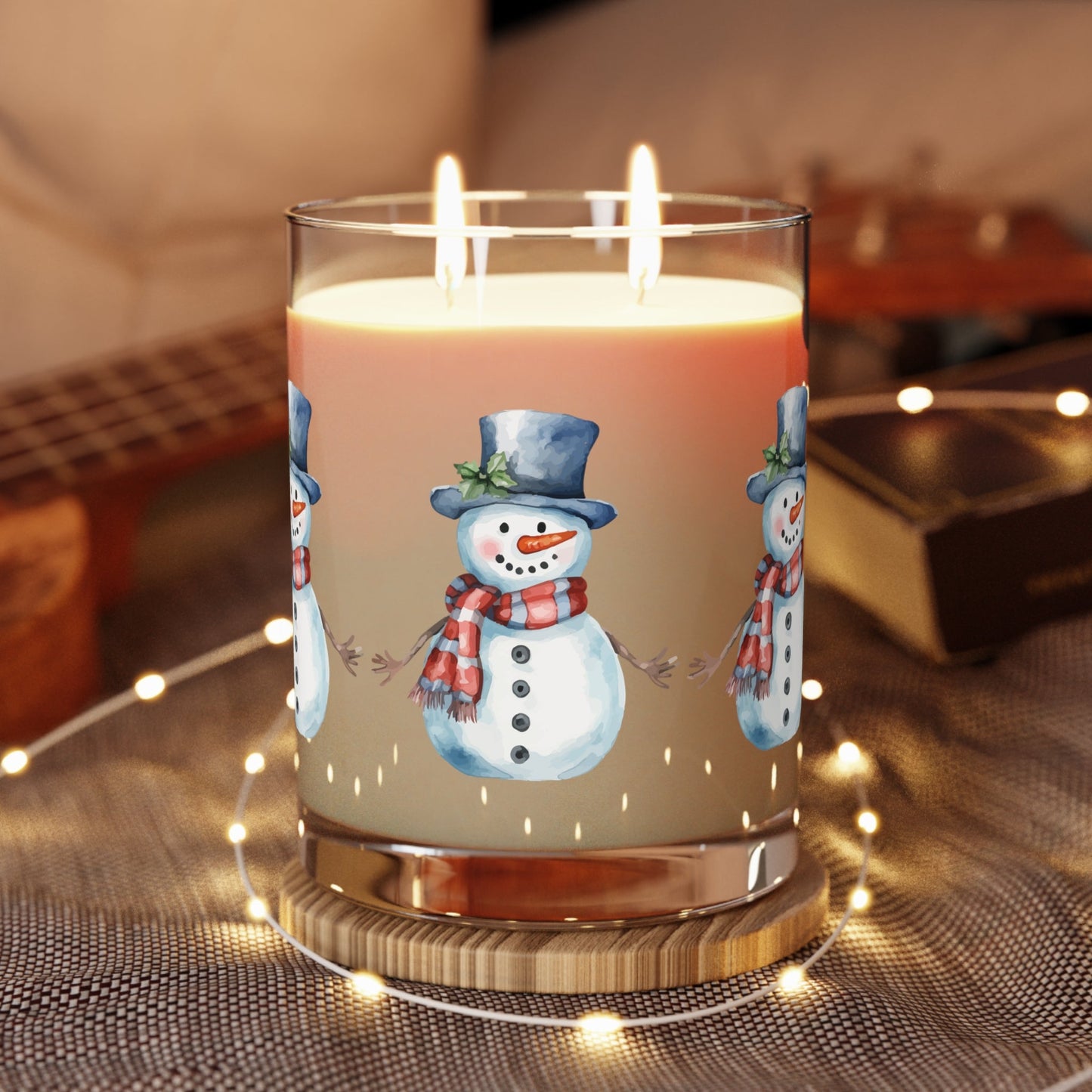 Frosty Glow Candle Printify