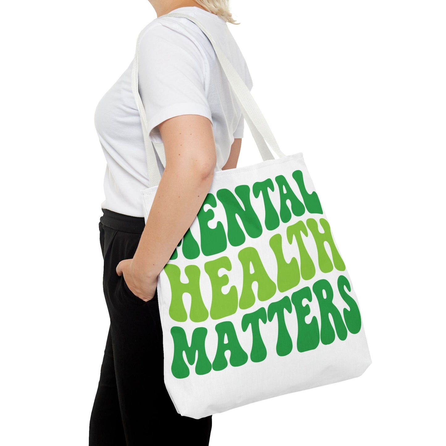 Green Mental Health Matters Tote Printify