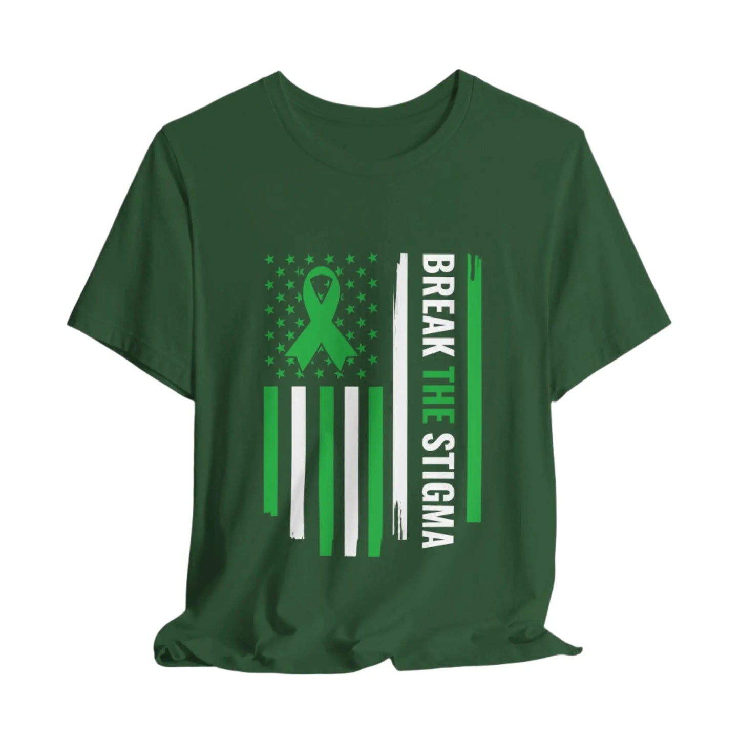Break The Stigma Unisex Bella+Canvas Tee - MindLyssMoments LLC