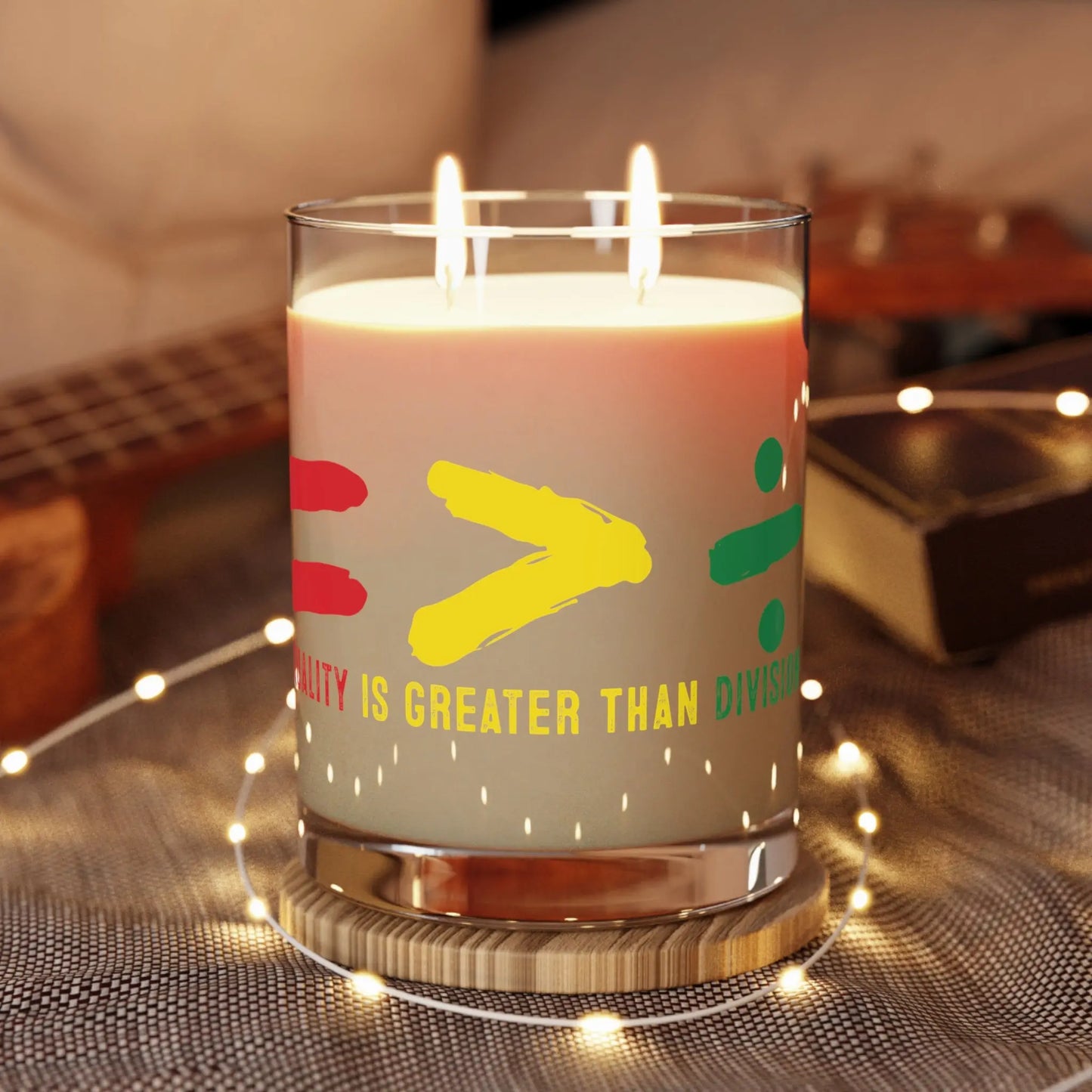 Equality > Division – Scented Candle Printify