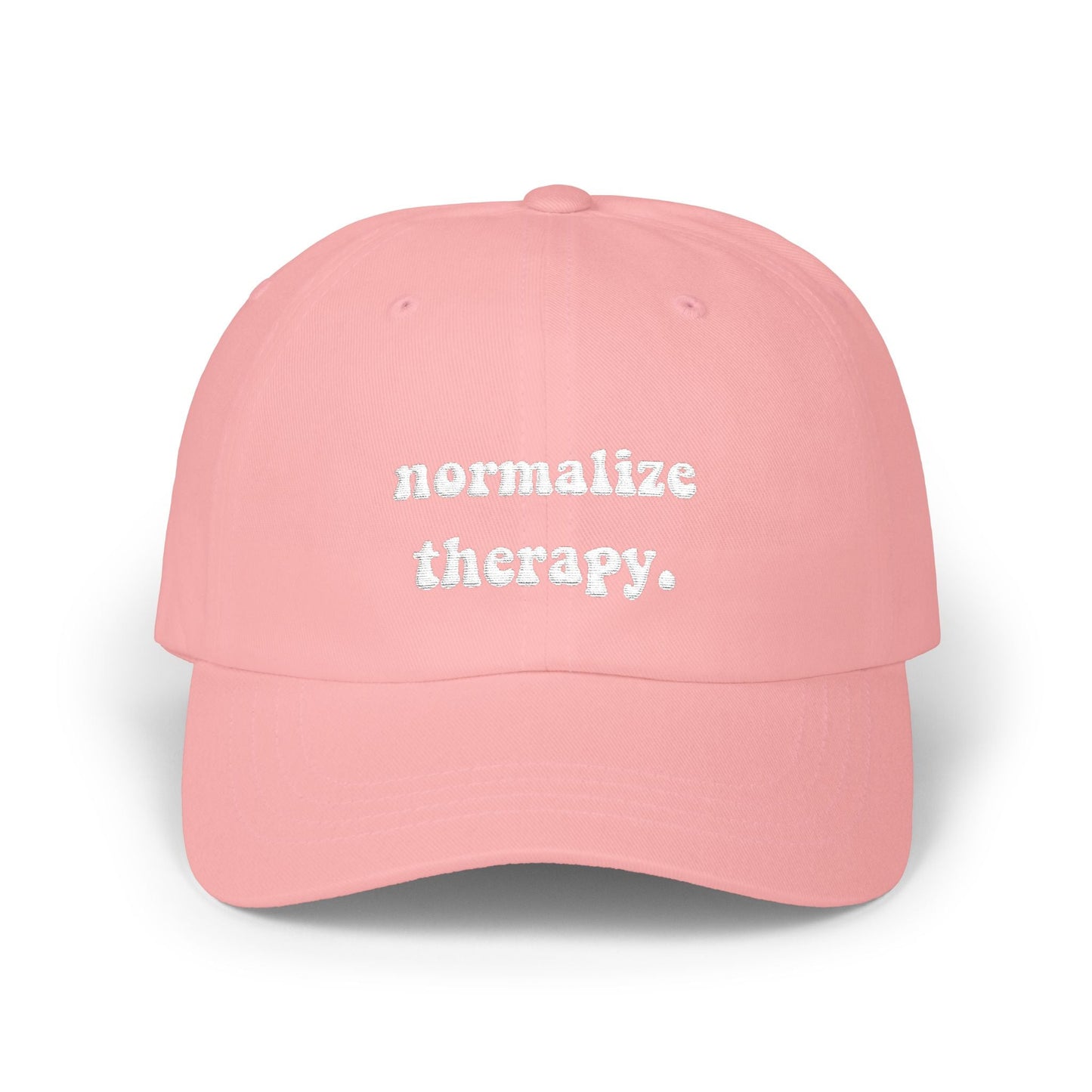 Normalize Therapy Embroidered Hat Printify