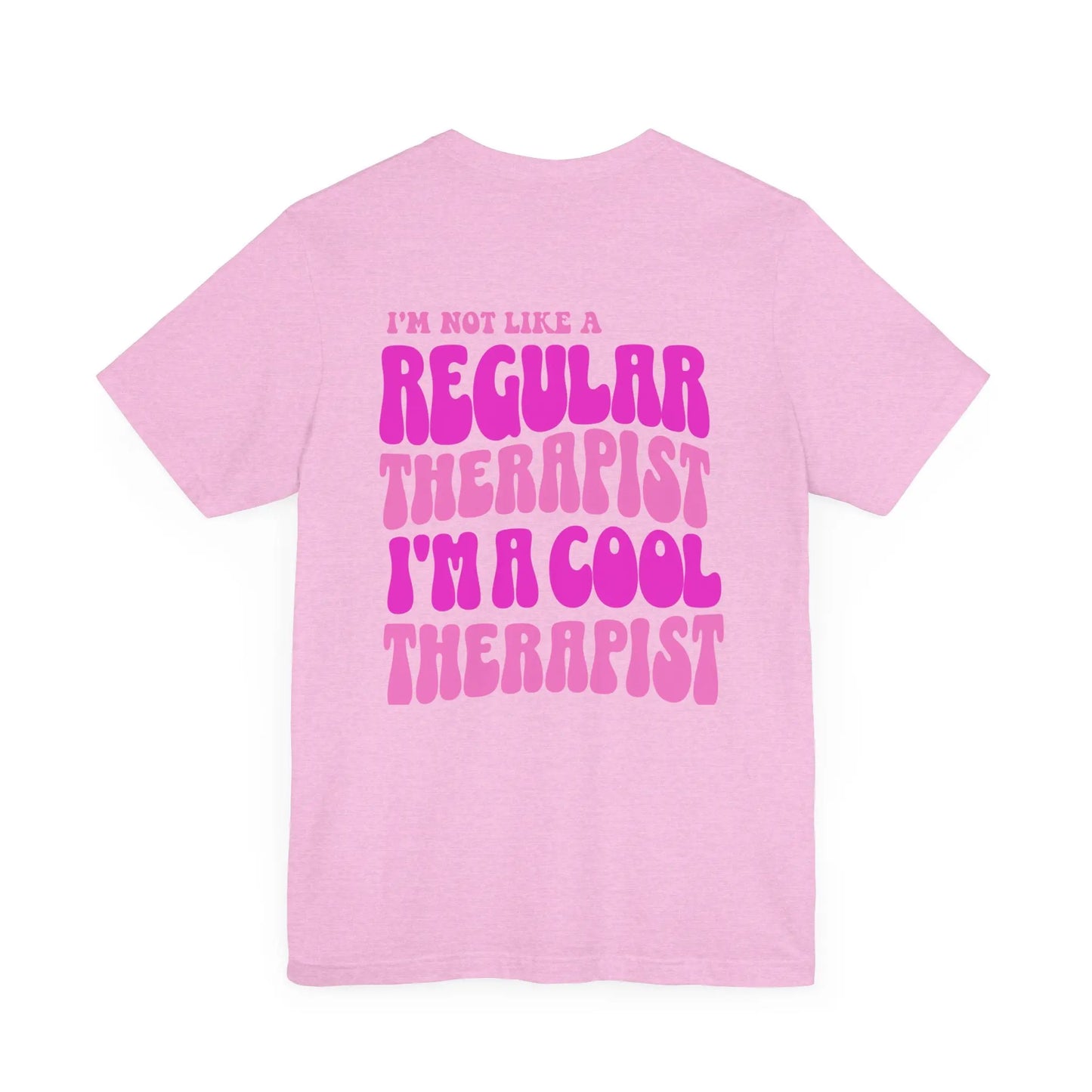 Cool Therapist (Pink) Unisex Bella+Canvas Tee - MindLyssMoments LLC
