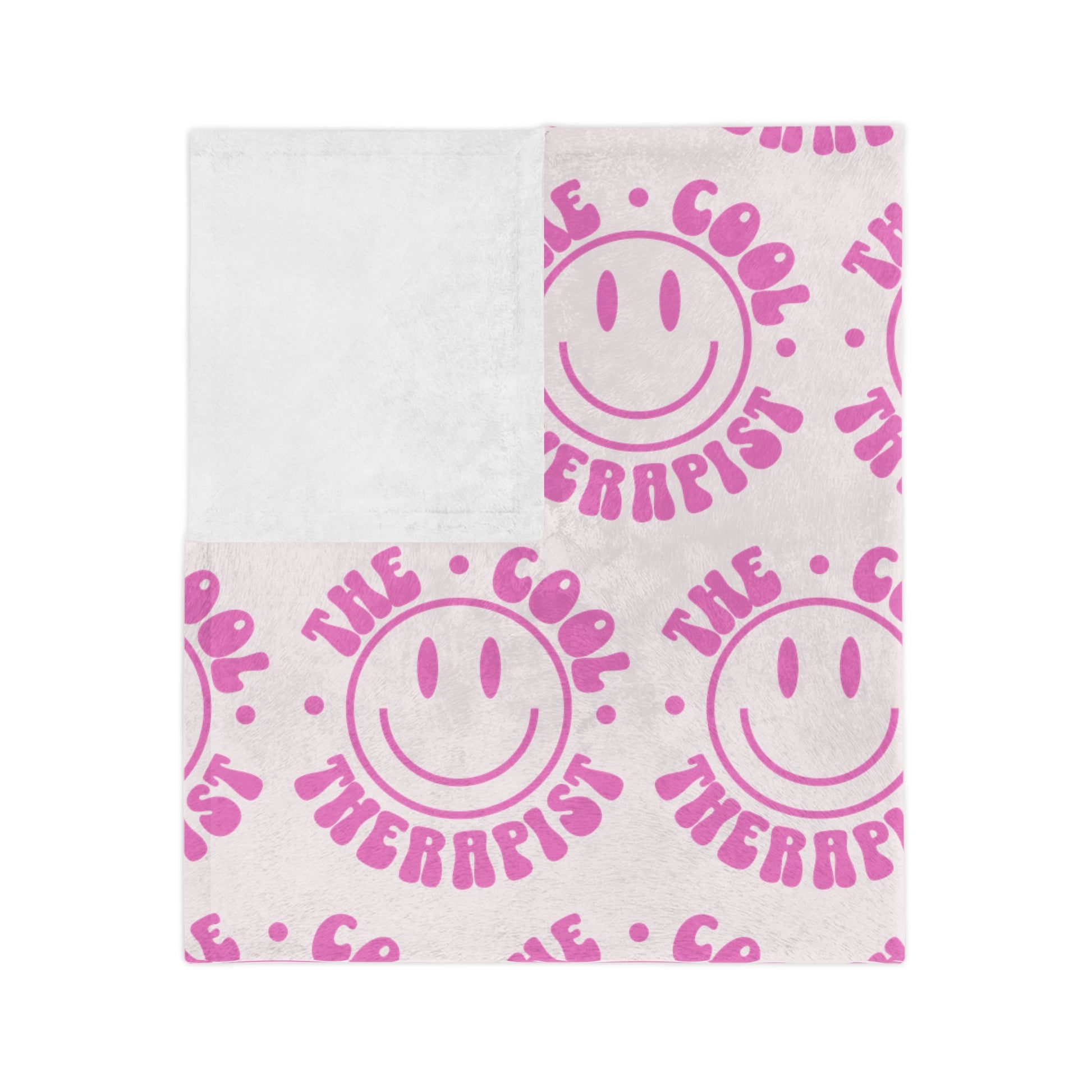 The Cool Therapist Blanket (Pink) Printify