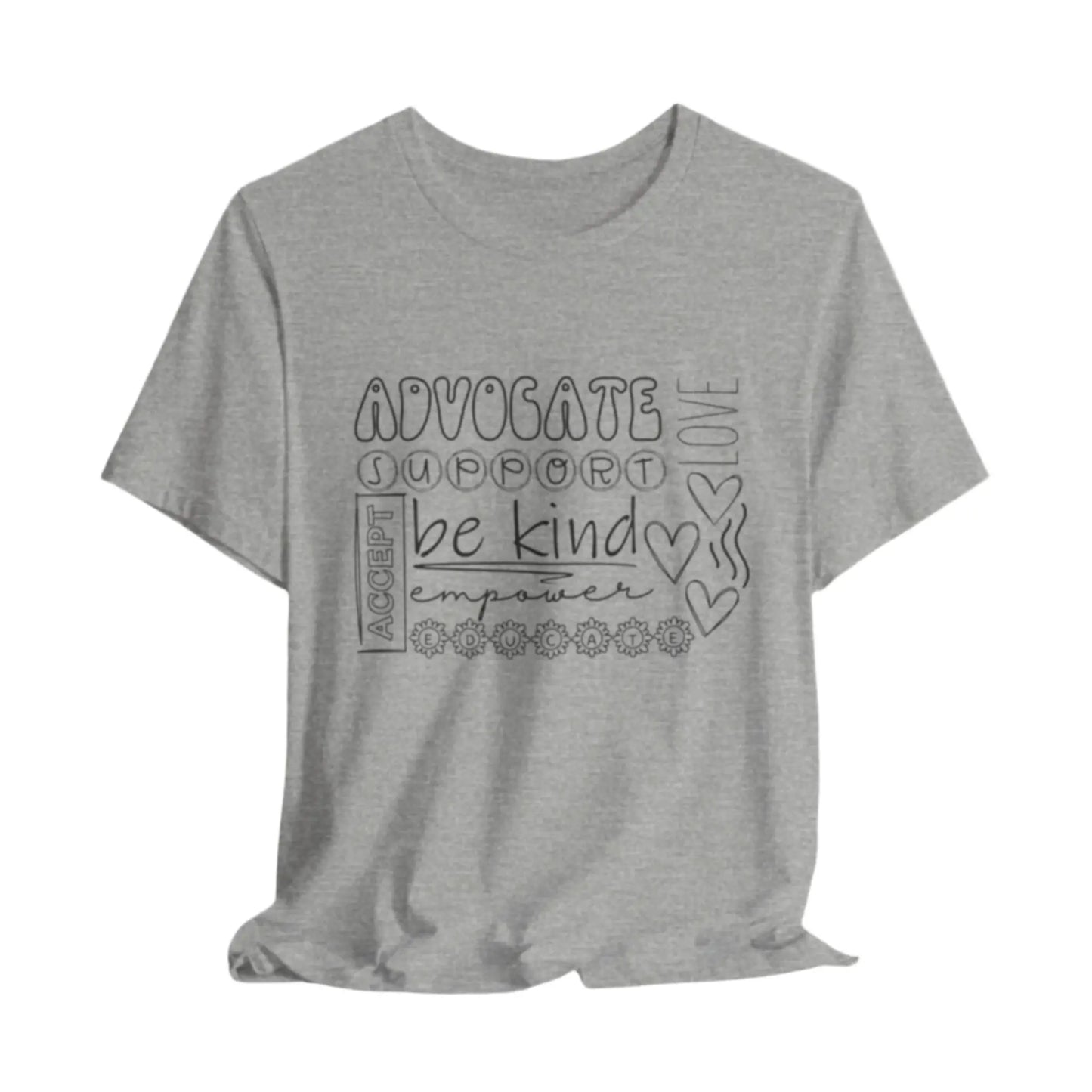 Advocate, Empower, Support Unisex Bella+Canvas Tee Printify