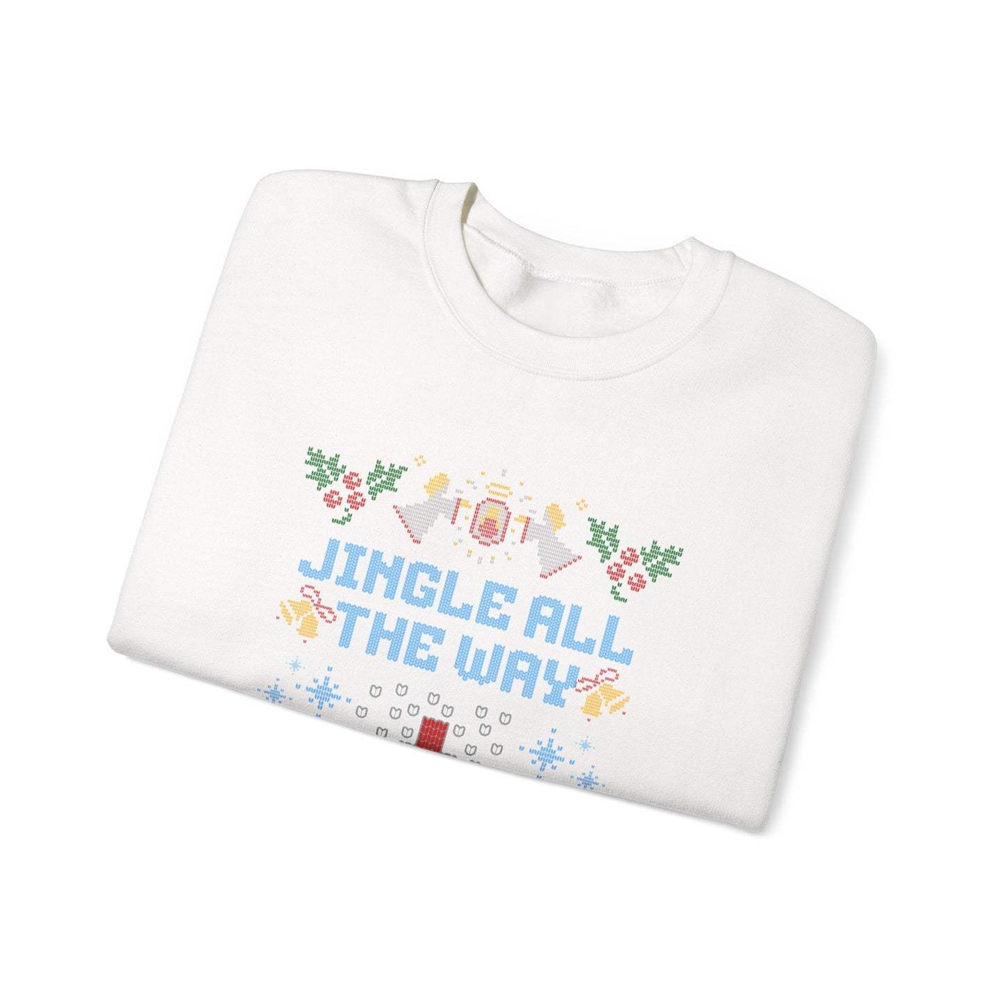 Jingle All The Way To Therapy Crewneck Printify