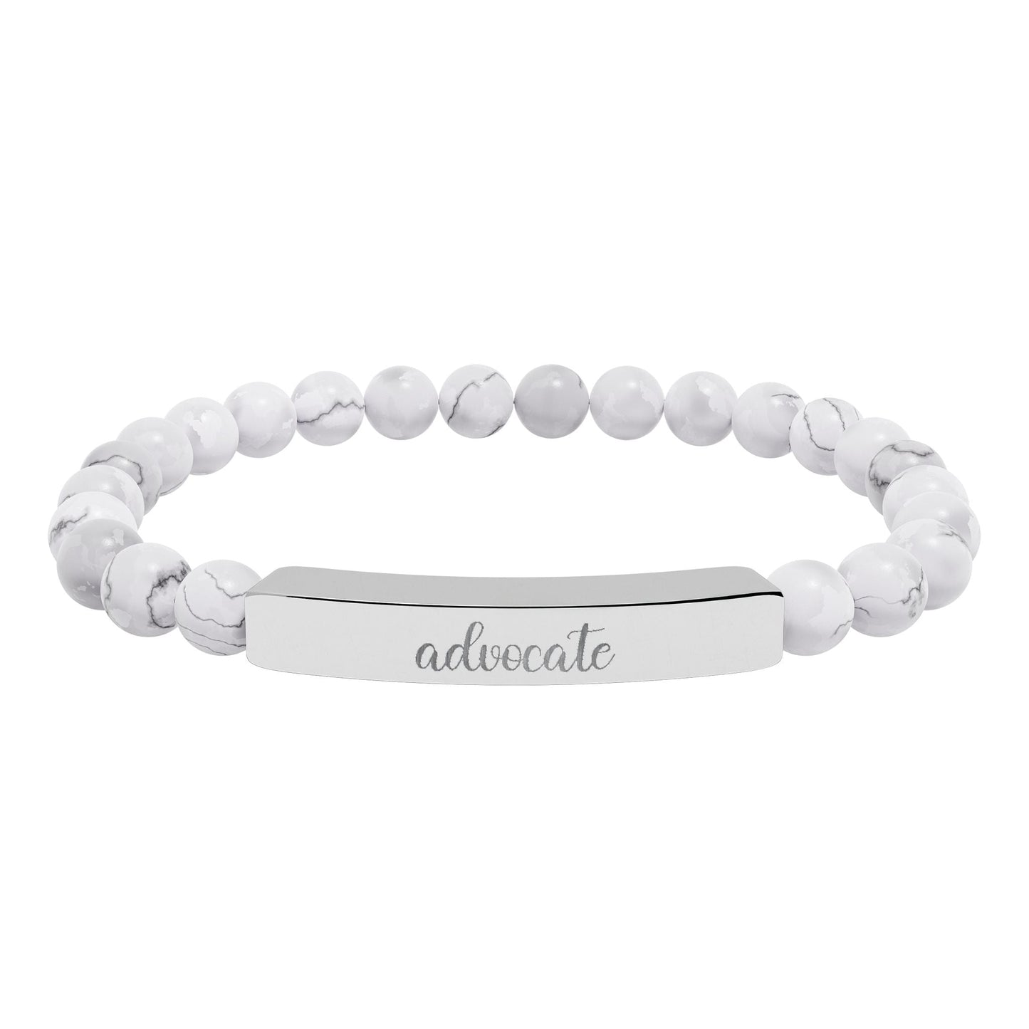 Advocate Natural Stone Bar Bracelet Printify