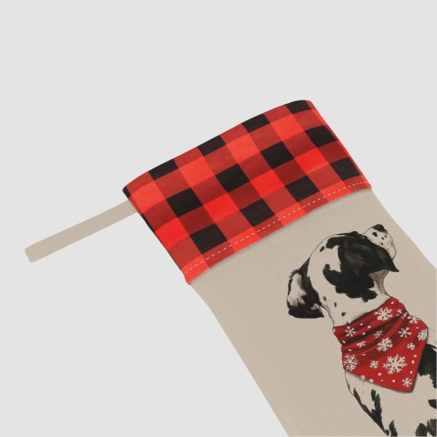 Dalmatian Christmas Stocking - Personalization Available! - MindLyssMoments LLC