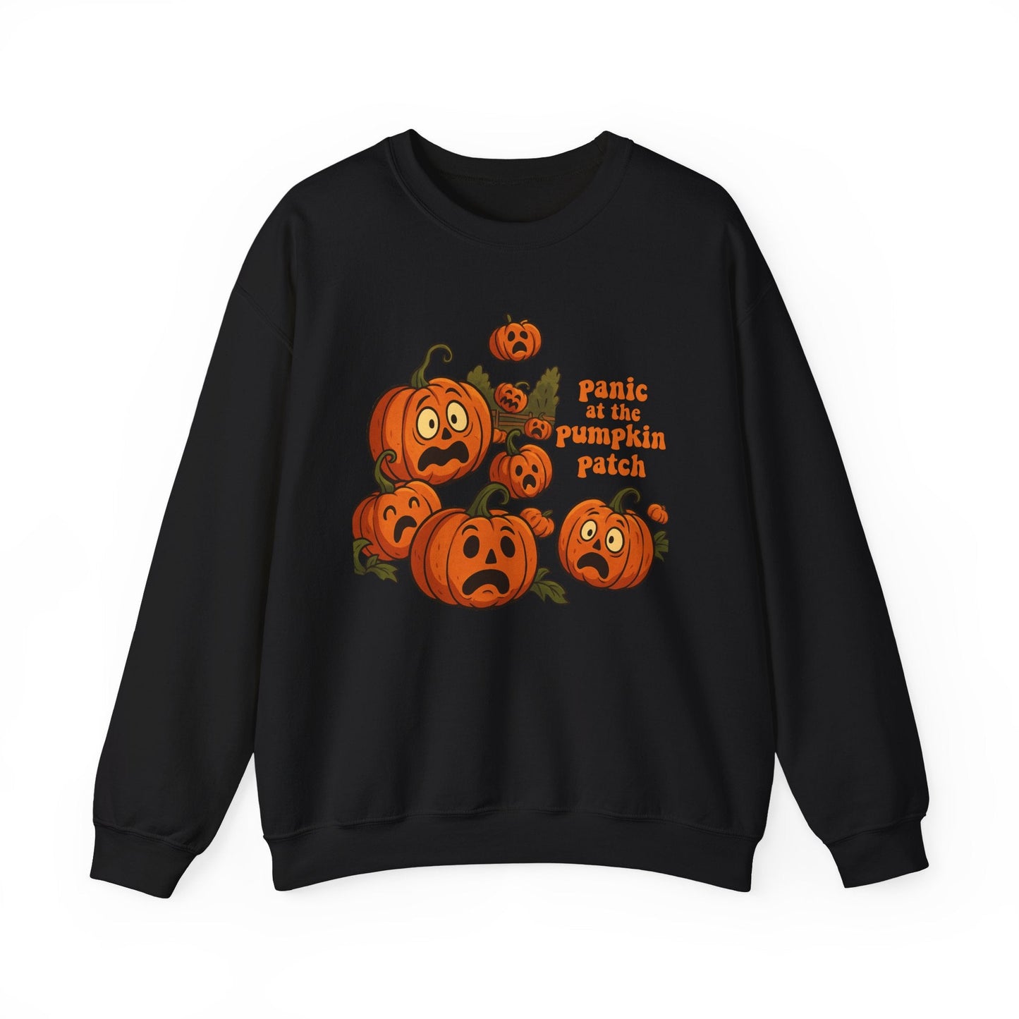 Panic at the Pumpkin Patch Crewneck Printify