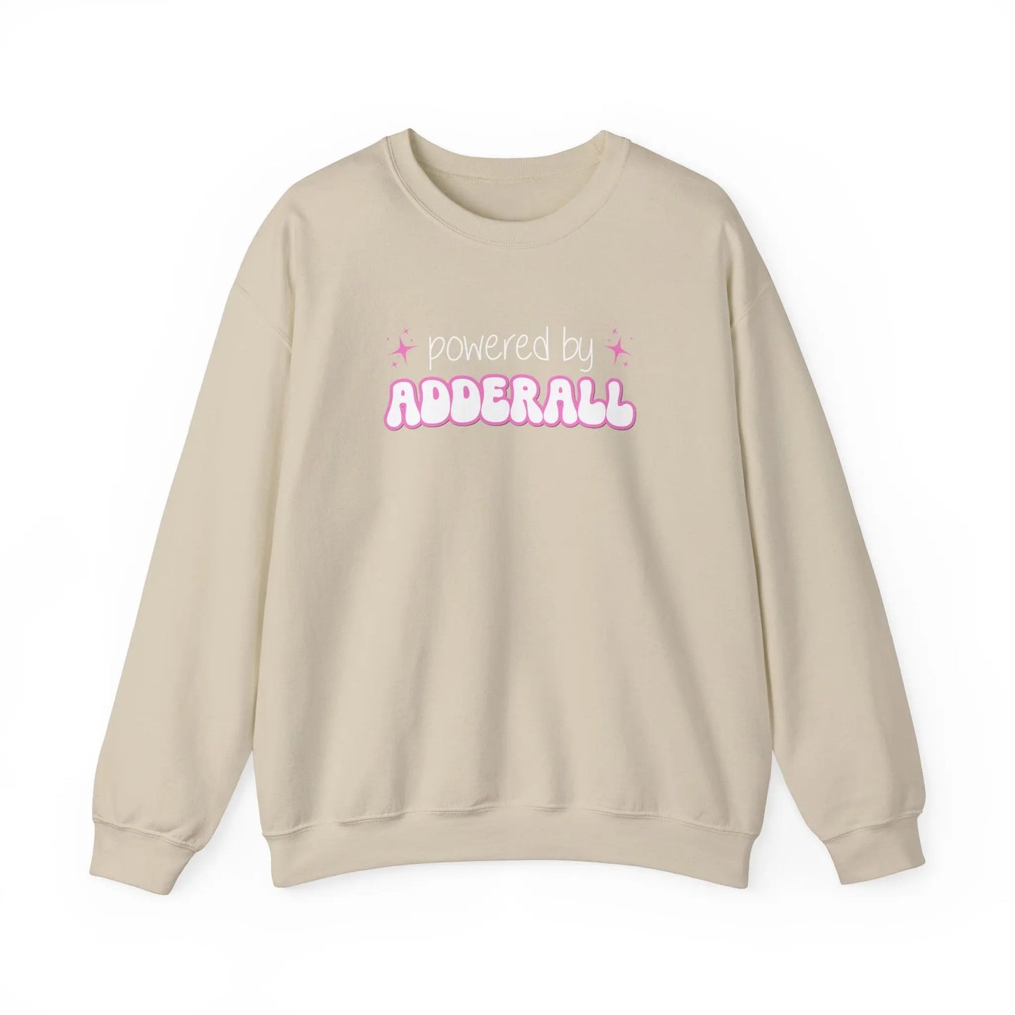 Powered by Adderall Crewneck - MindLyssMoments LLC