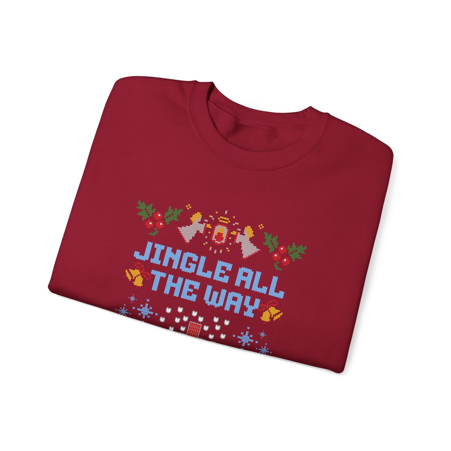 Jingle All The Way To Therapy Crewneck Printify