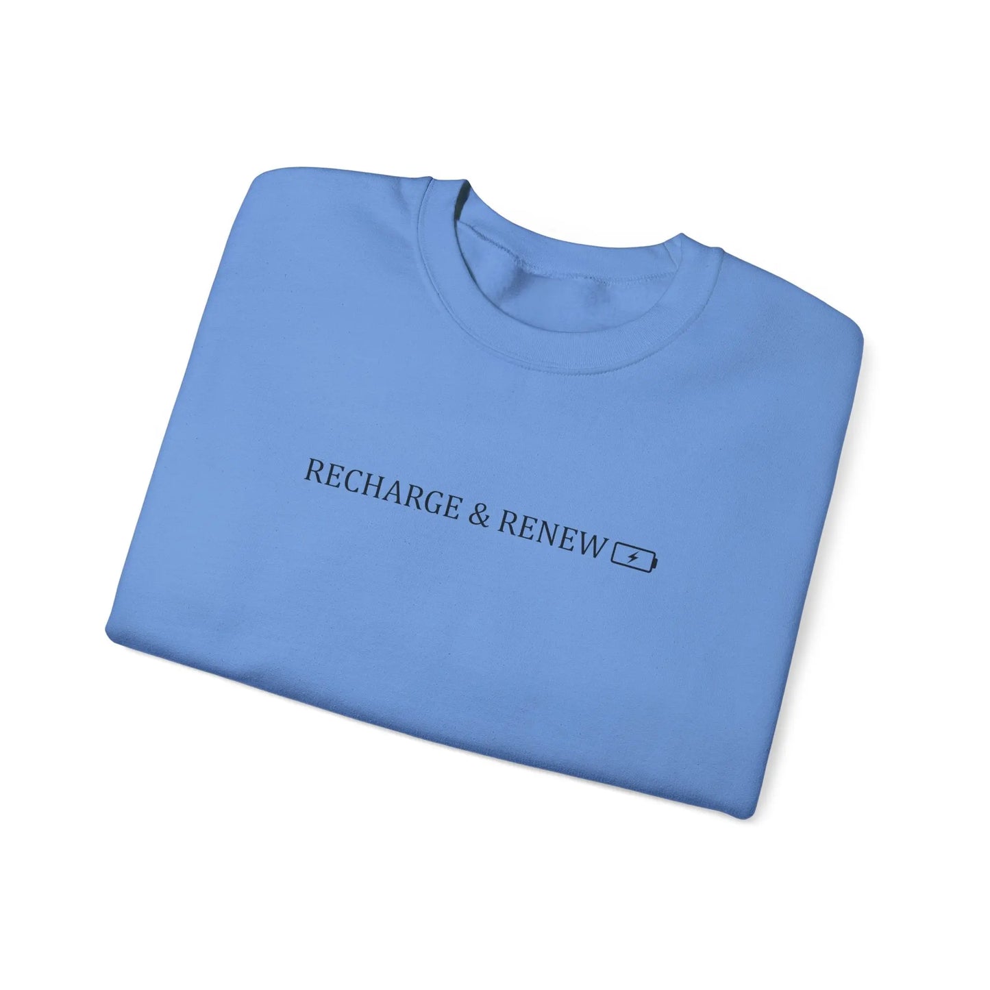 Recharge and Renew Crewneck - MindLyssMoments LLC