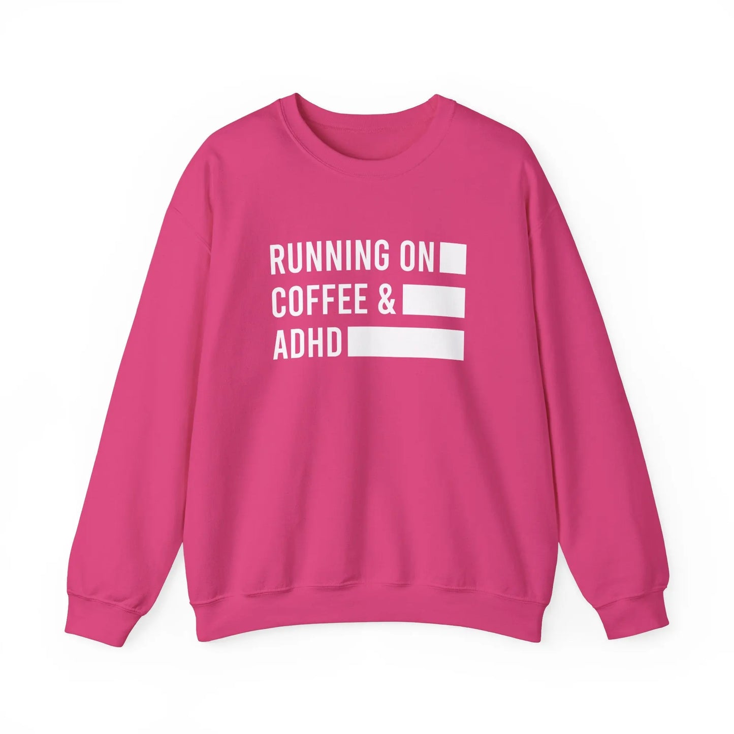 Running on Coffee and ADHD Crewneck - MindLyssMoments LLC