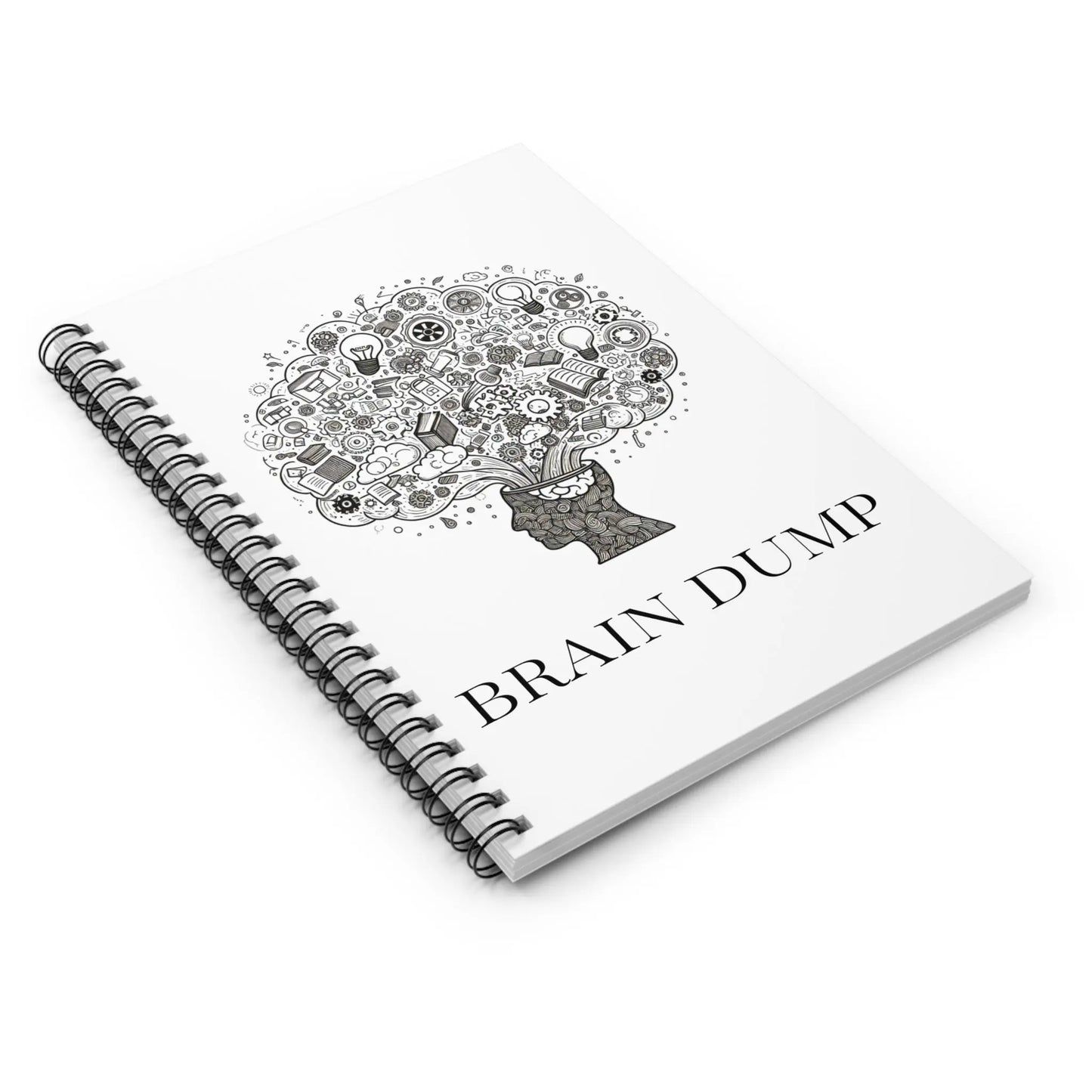 Brain Dump Spiral Notebook - MindLyssMoments LLC