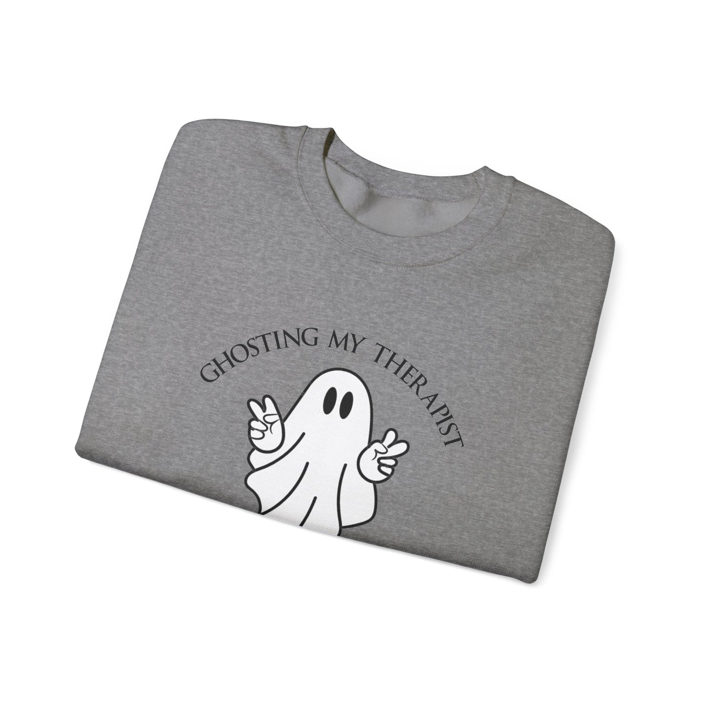 Ghosting My Therapist Crewneck Printify