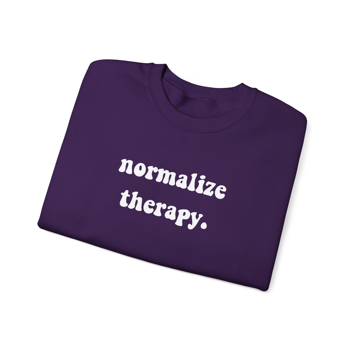 Normalize Therapy Crewneck Printify