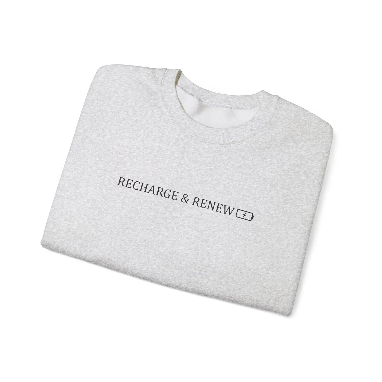 Recharge and Renew Crewneck - MindLyssMoments LLC