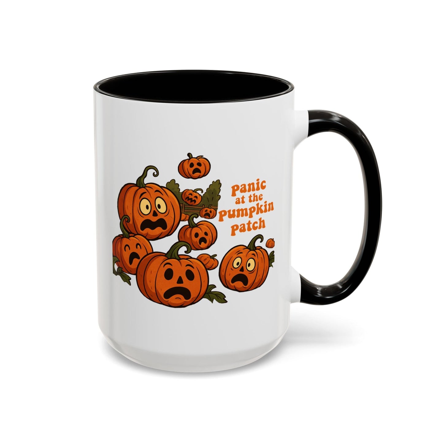 Panic at the Pumpkin Patch Mug (11oz & 15oz) Printify