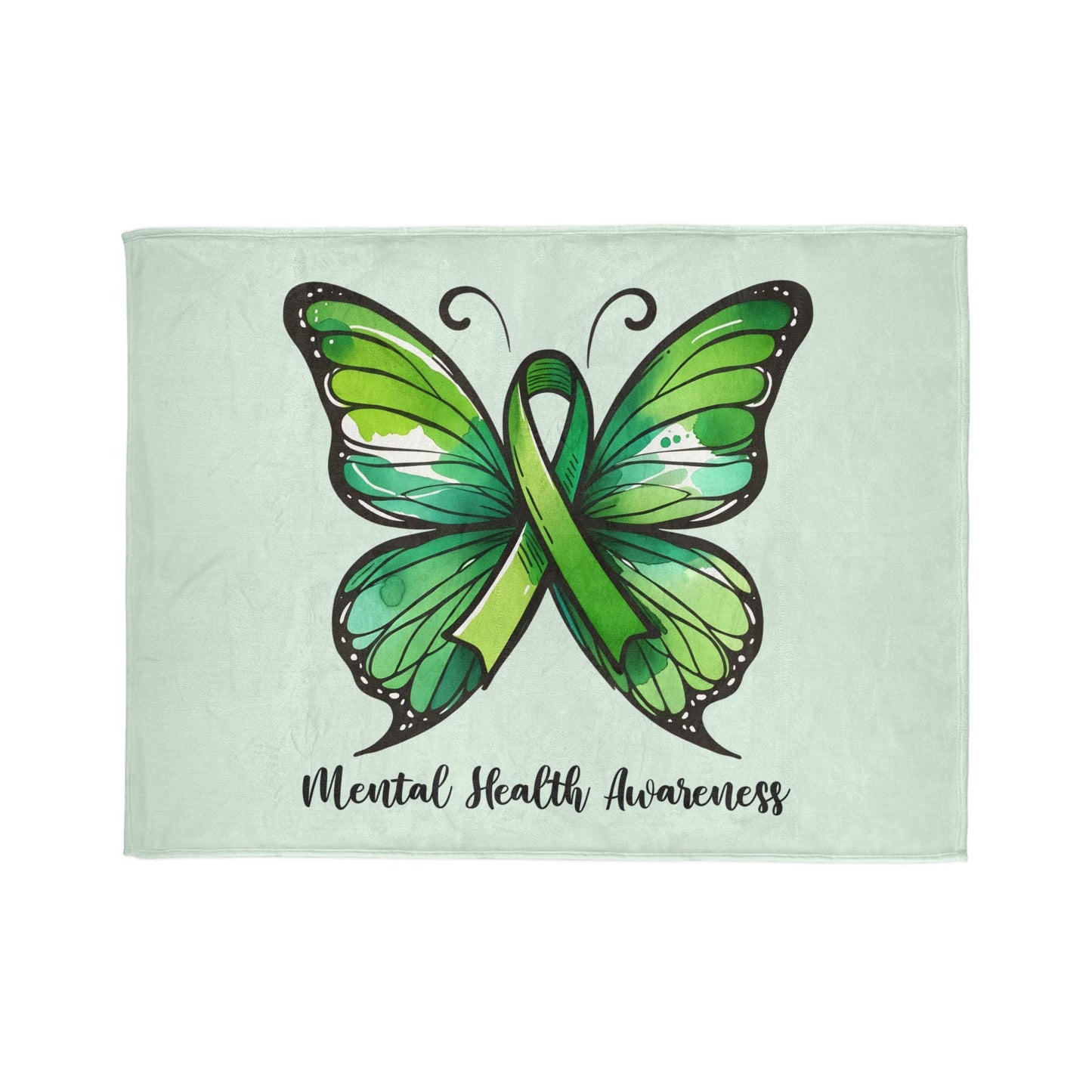 Mental Health Awareness Blanket Printify