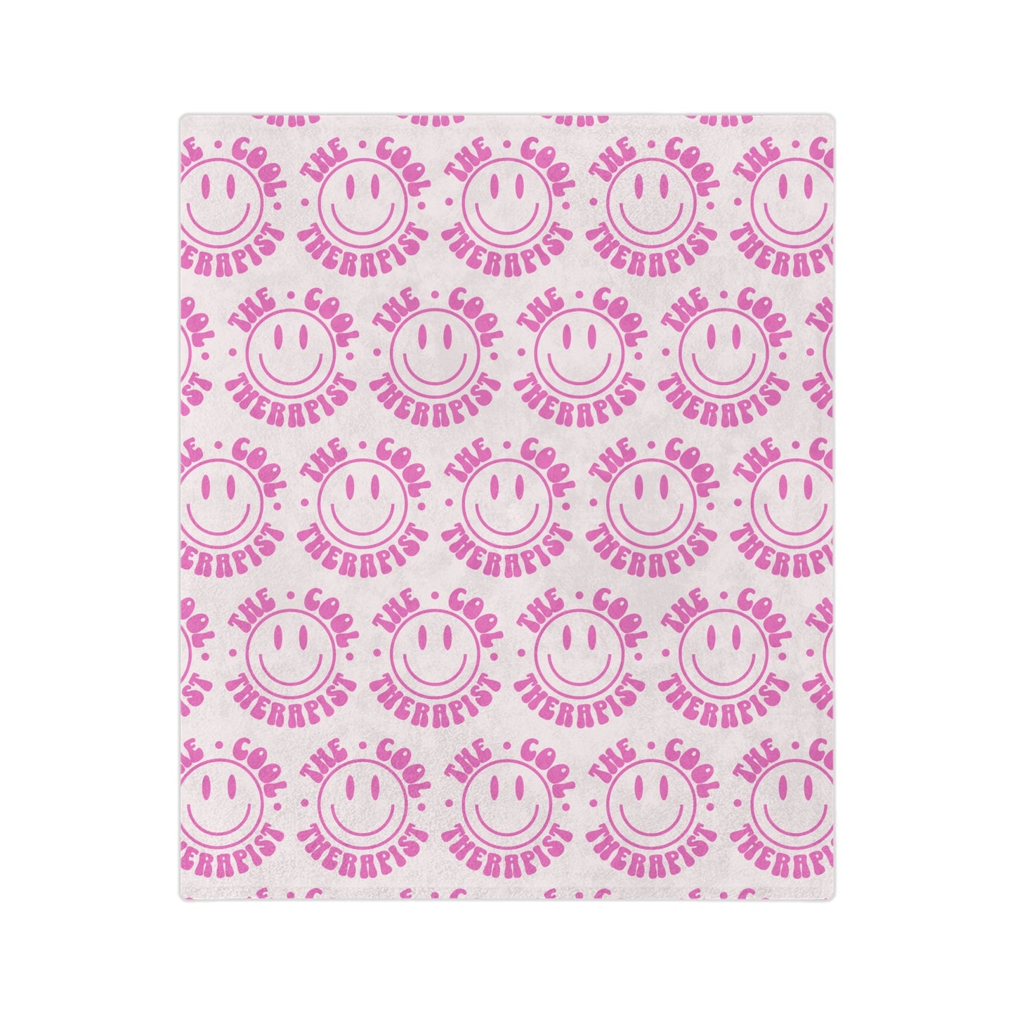 The Cool Therapist Blanket (Pink) Printify