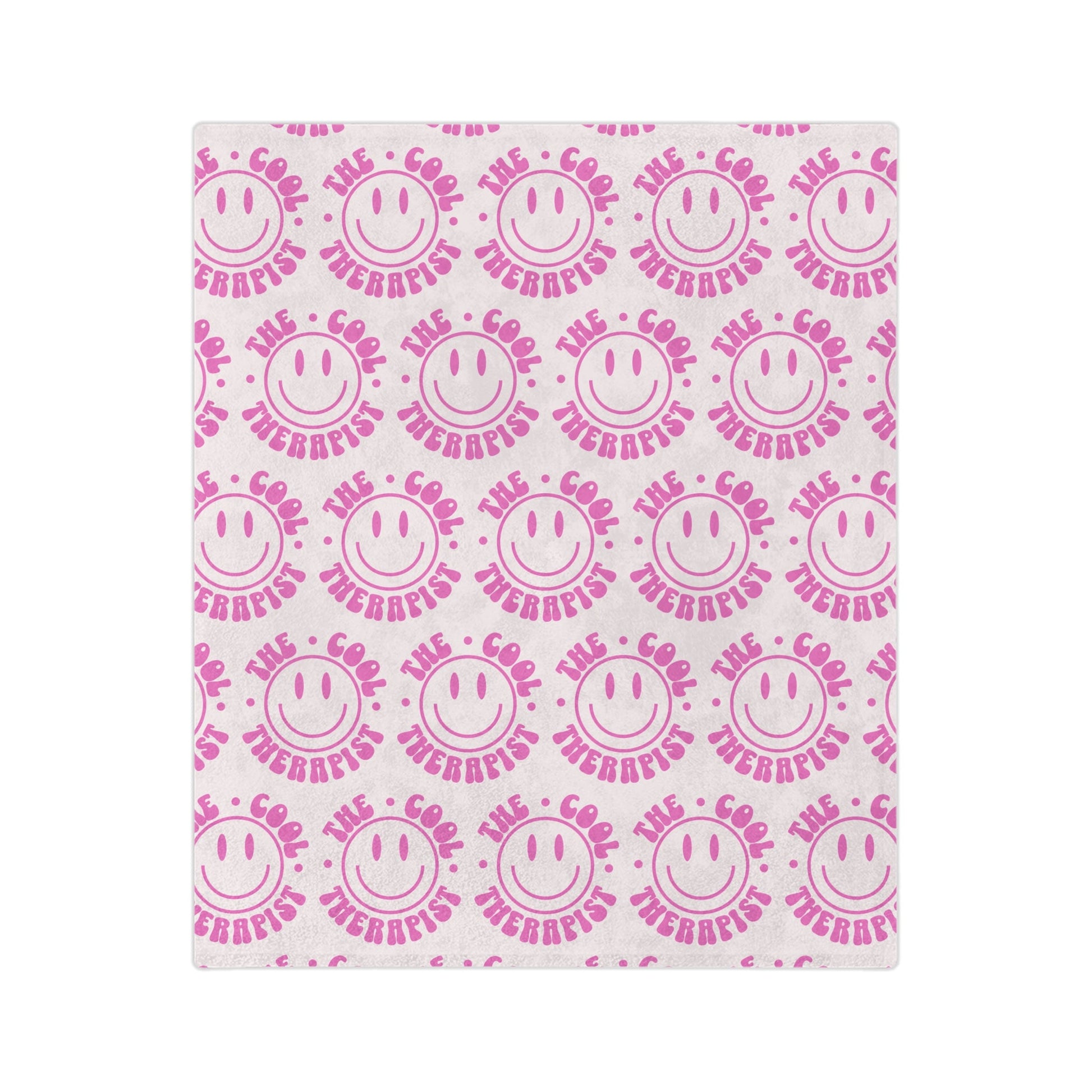 The Cool Therapist Blanket (Pink) Printify