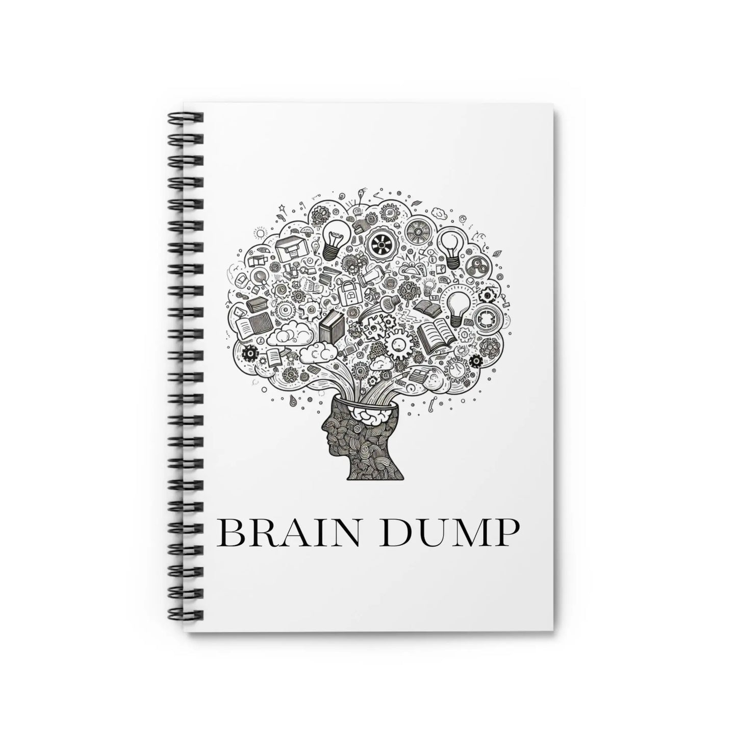 Brain Dump Spiral Notebook - MindLyssMoments LLC