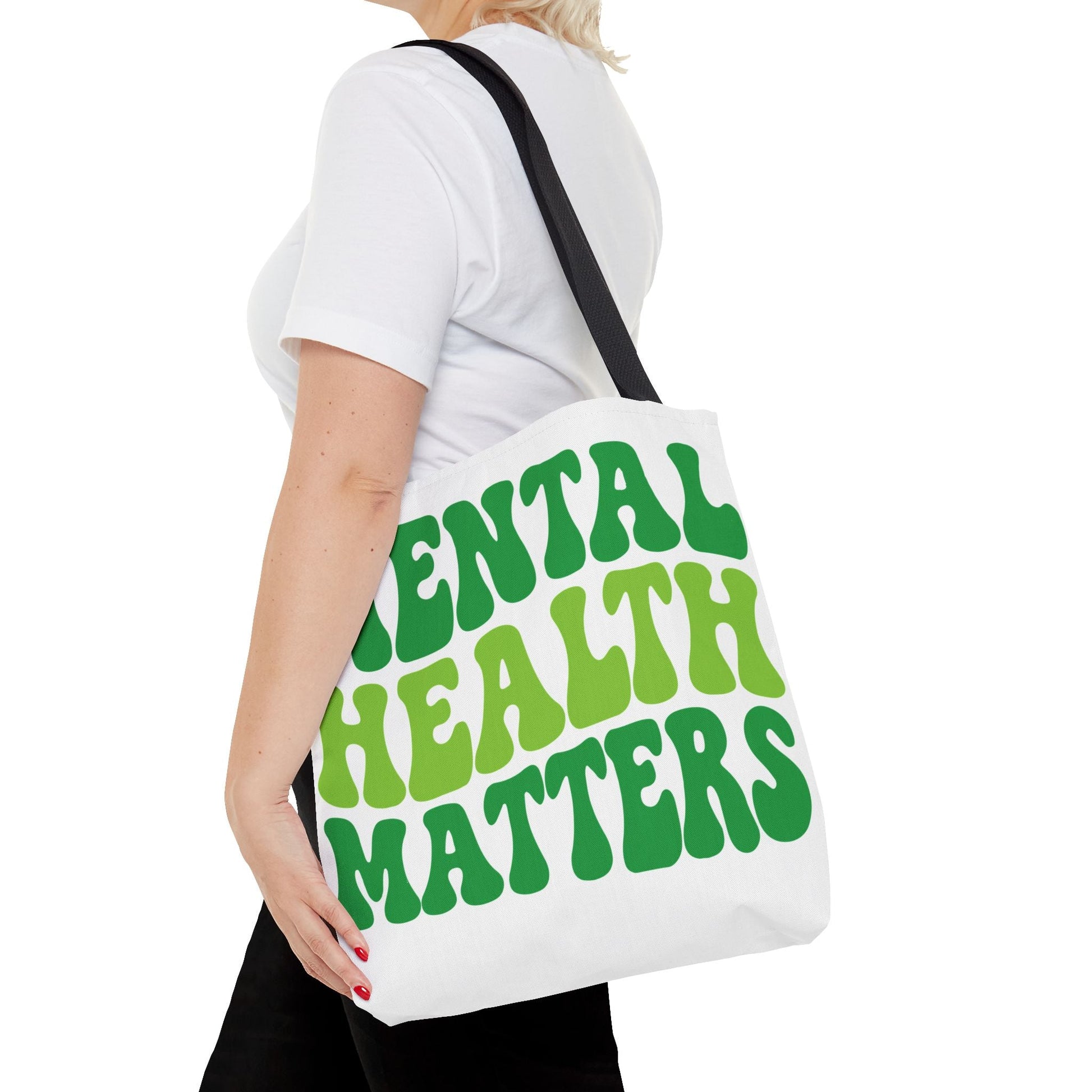 Green Mental Health Matters Tote Printify