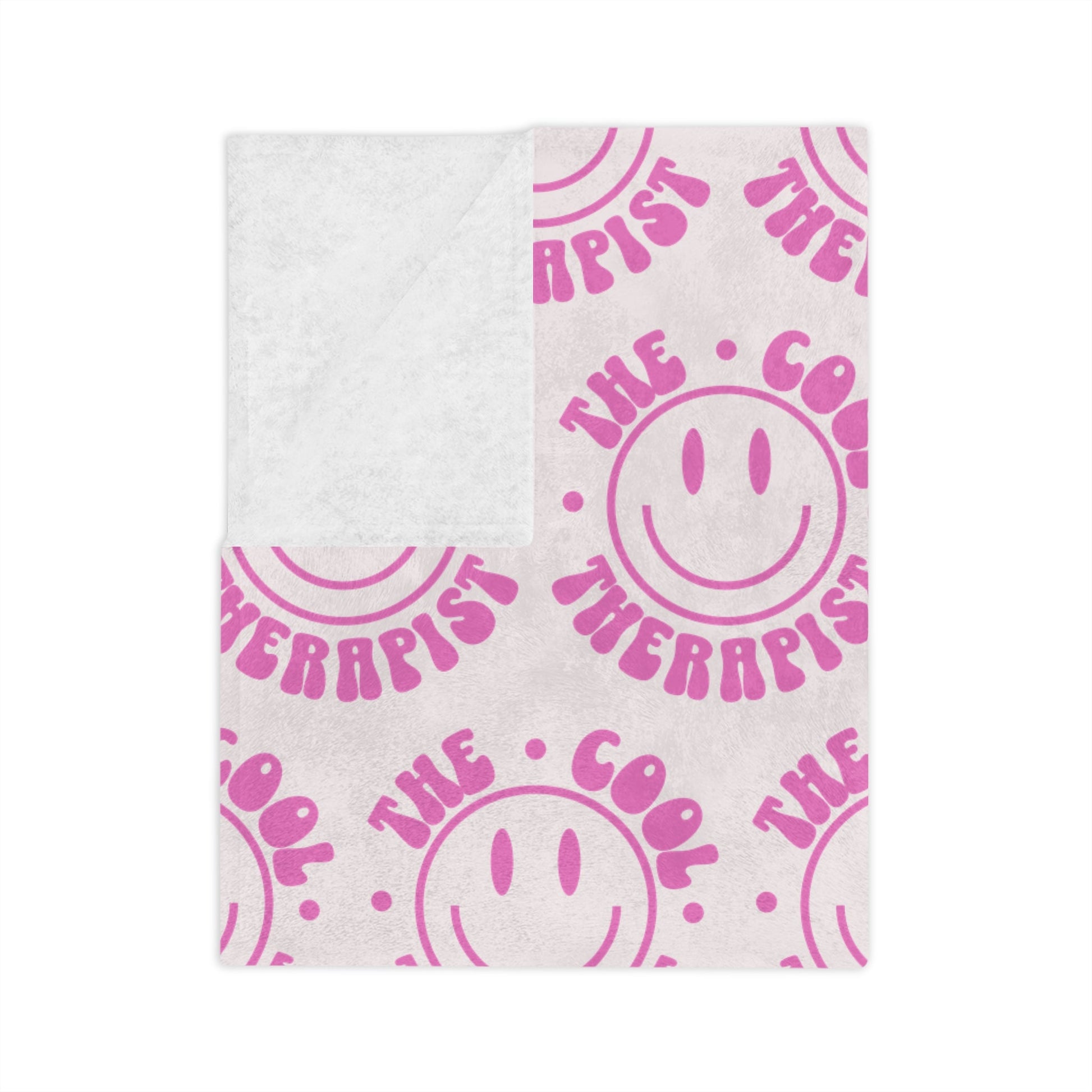 The Cool Therapist Blanket (Pink) Printify