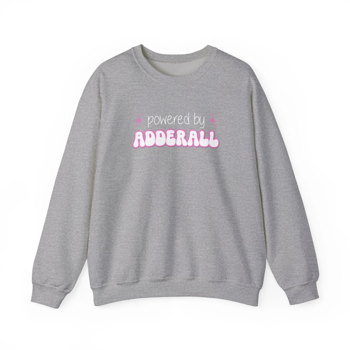 Powered by Adderall Crewneck - MindLyssMoments LLC