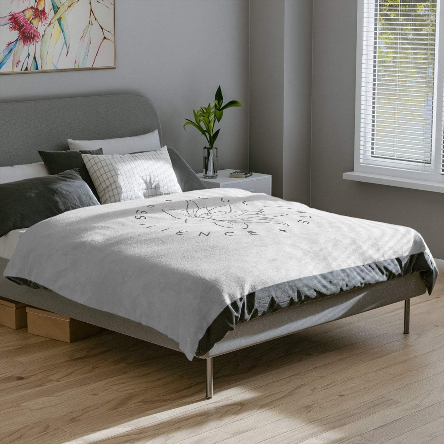 Cultivate Resilience Blanket Printify