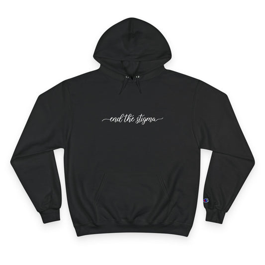 End the Stigma Champion Hoodie Printify