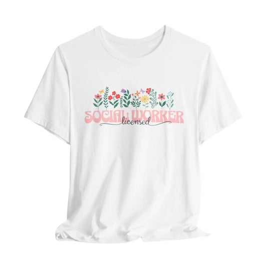 Licensed Social Worker Unisex Bella+Canvas Tee Printify