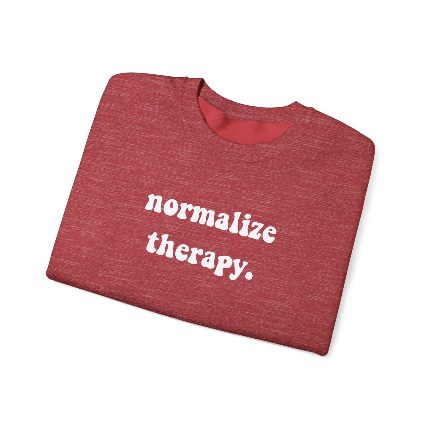 Normalize Therapy Crewneck Printify