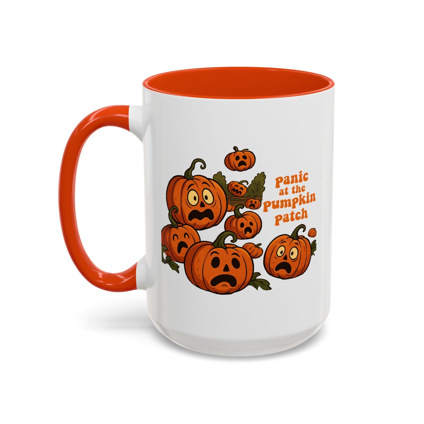 Panic at the Pumpkin Patch Mug (11oz & 15oz) Printify