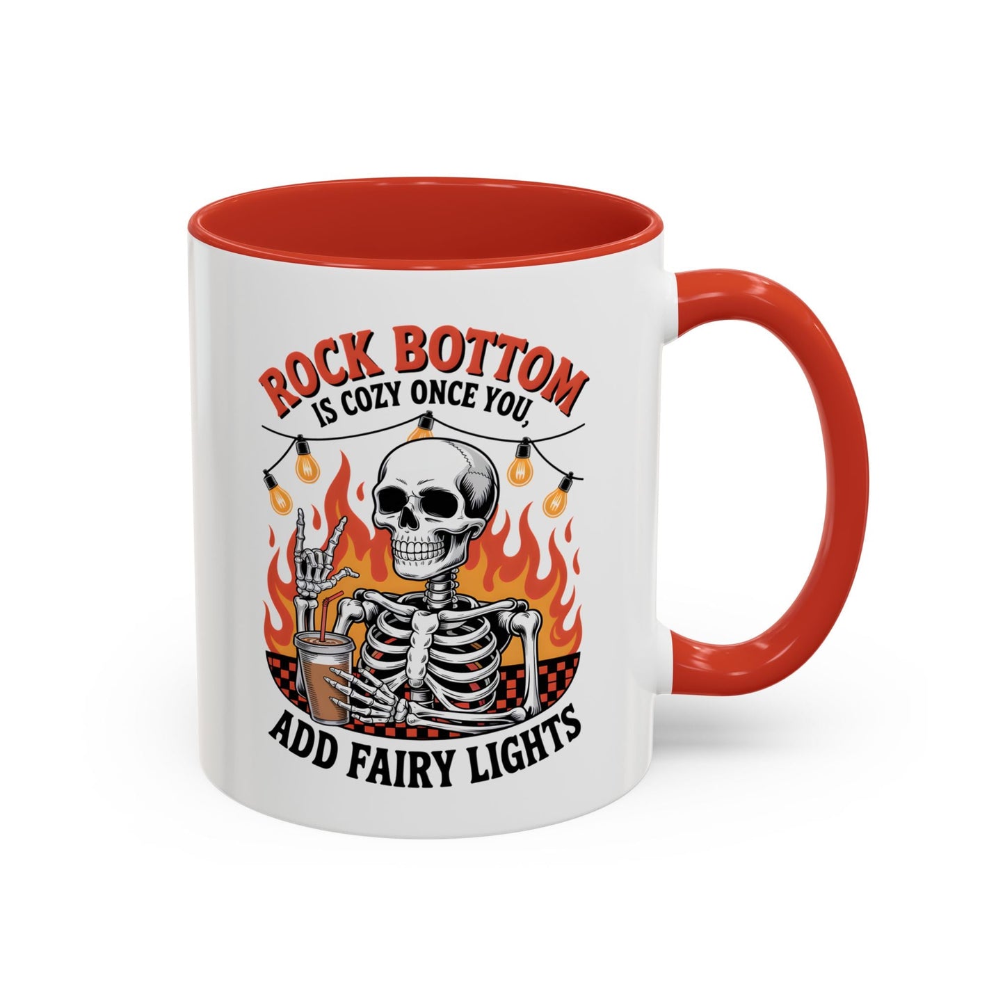 Rock Bottom Skeleton Mug (11oz, 15oz) Printify