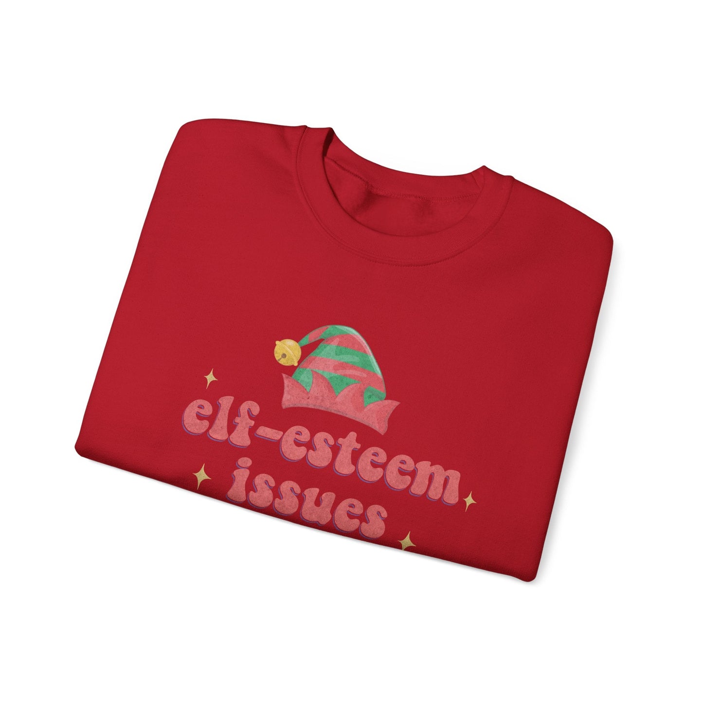 Elf-Esteem Issues Crewneck Printify
