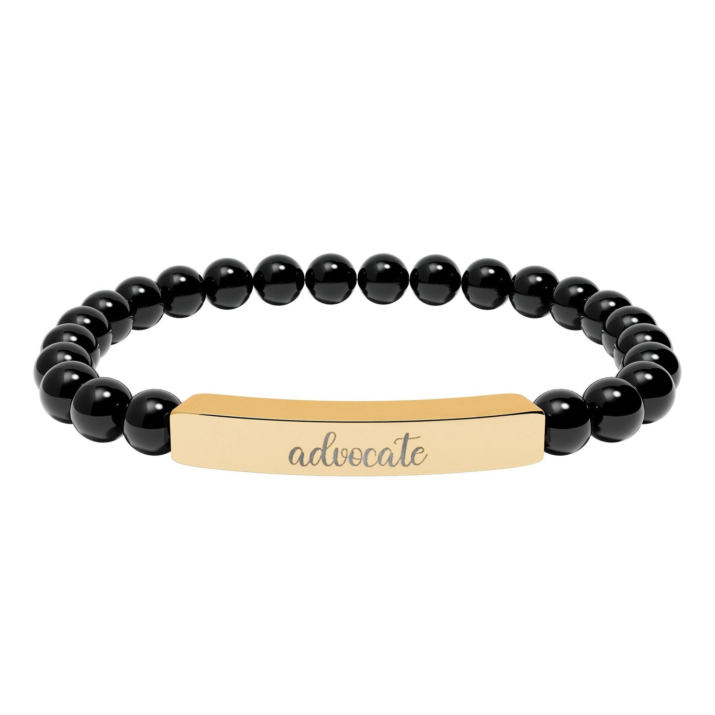 Advocate Natural Stone Bar Bracelet Printify