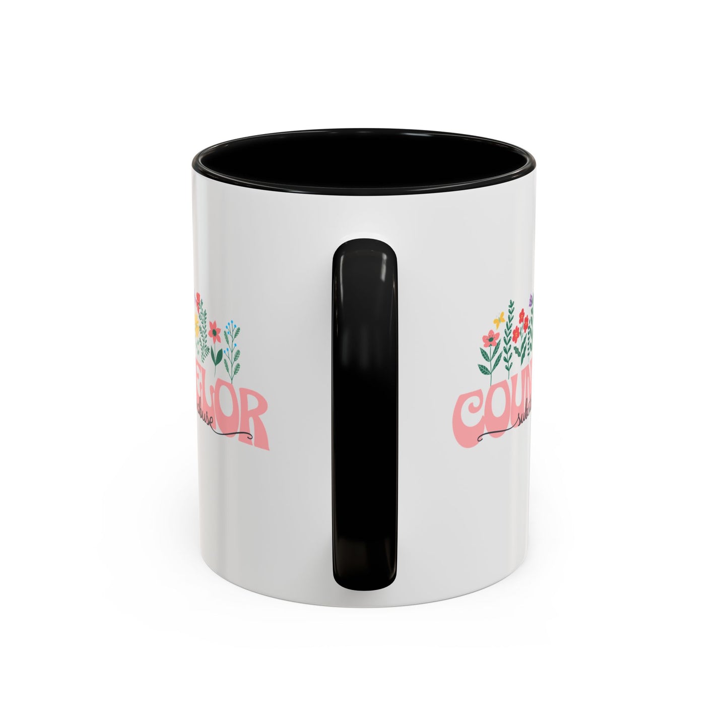 Floral Substance Abuse Counselor Mug (11oz)