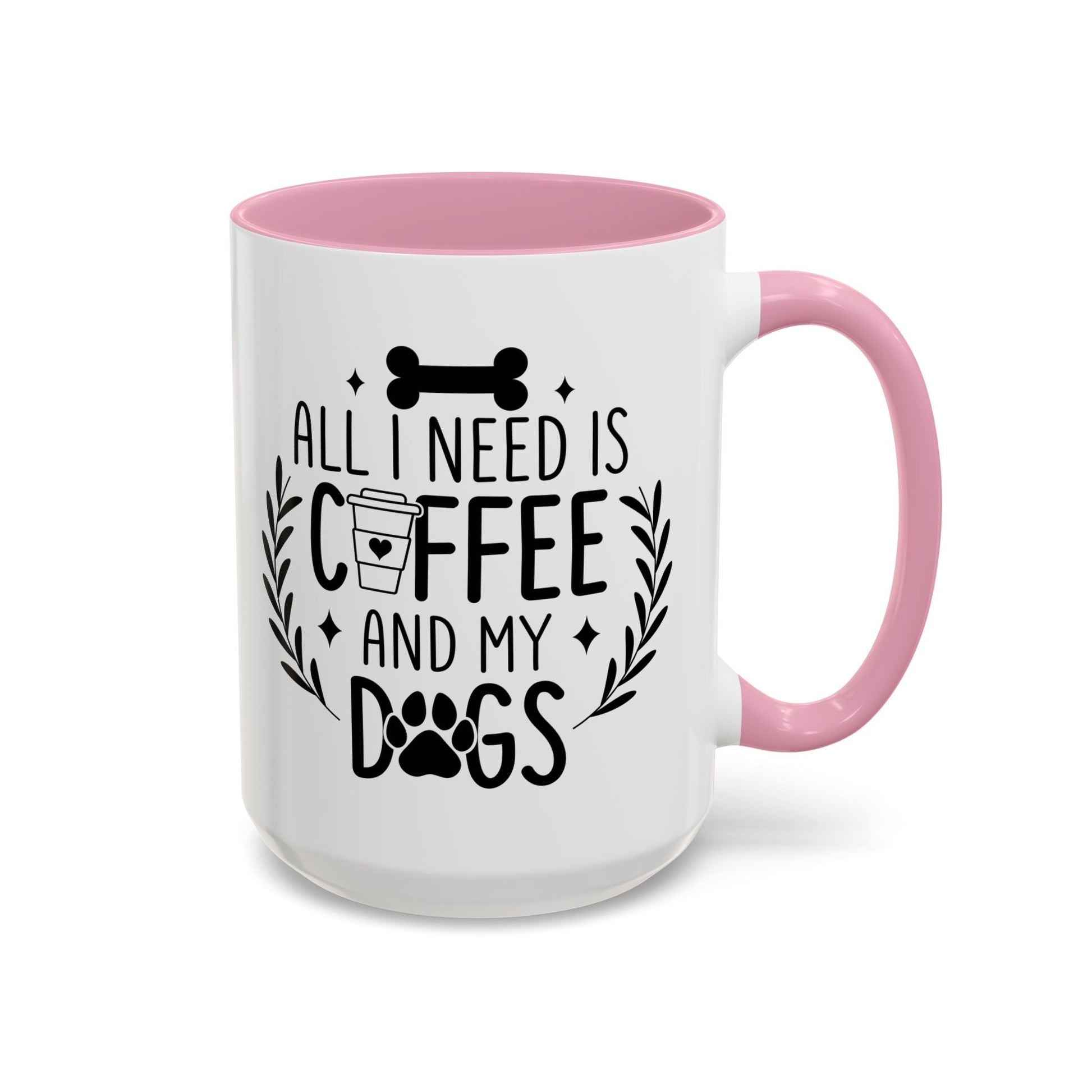 All I Need Is Coffee & My Dogs Mug (11oz, 15oz) Printify