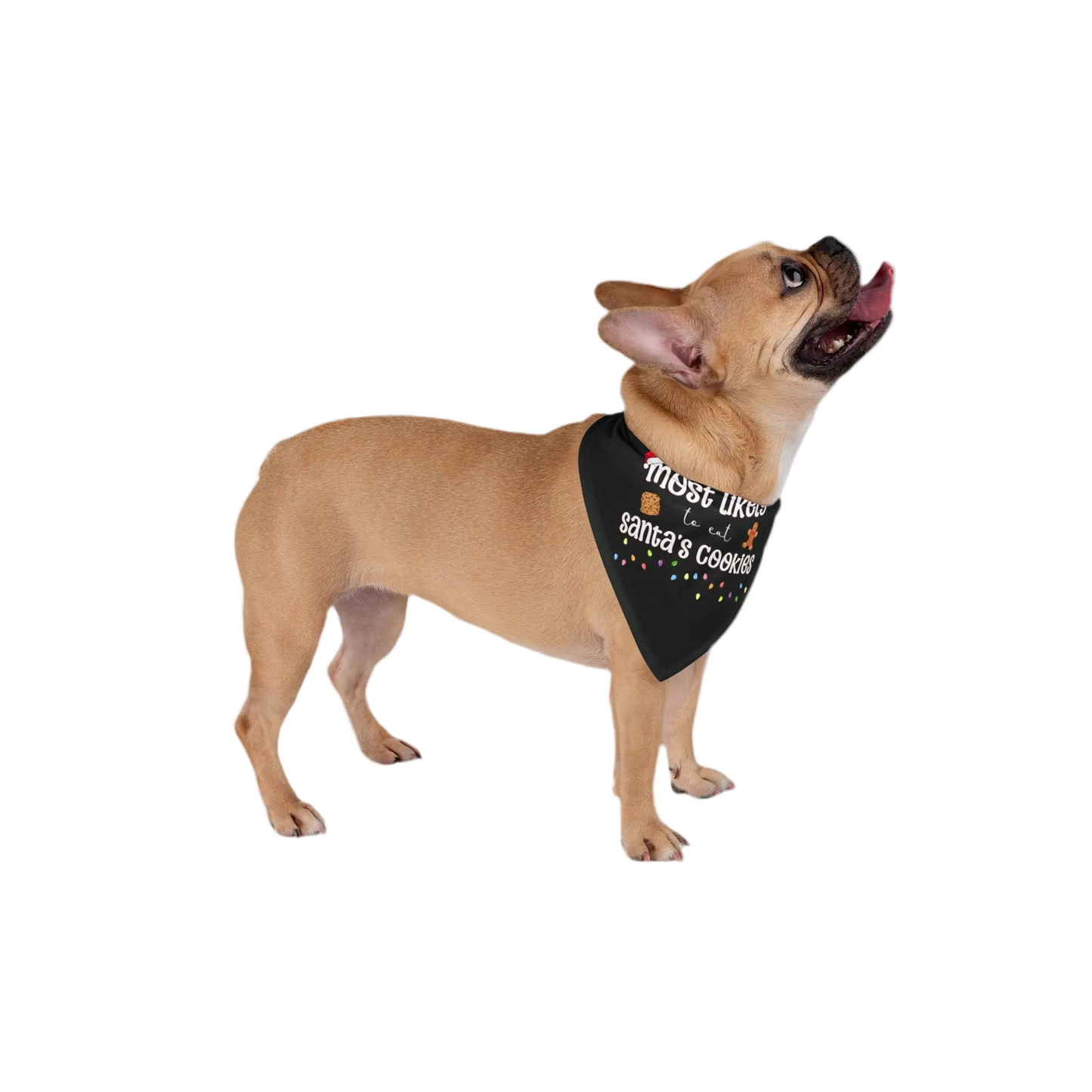 Most Likely To Eat Santa's Cookies Pet Bandana - MindLyssMoments LLC